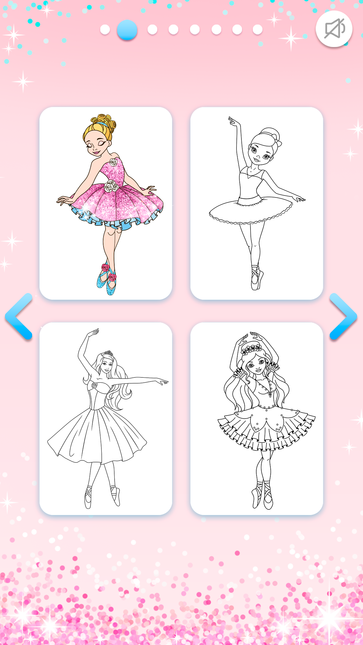 اسکرین شات 3 بازی Ballet Color Glitter for Girls