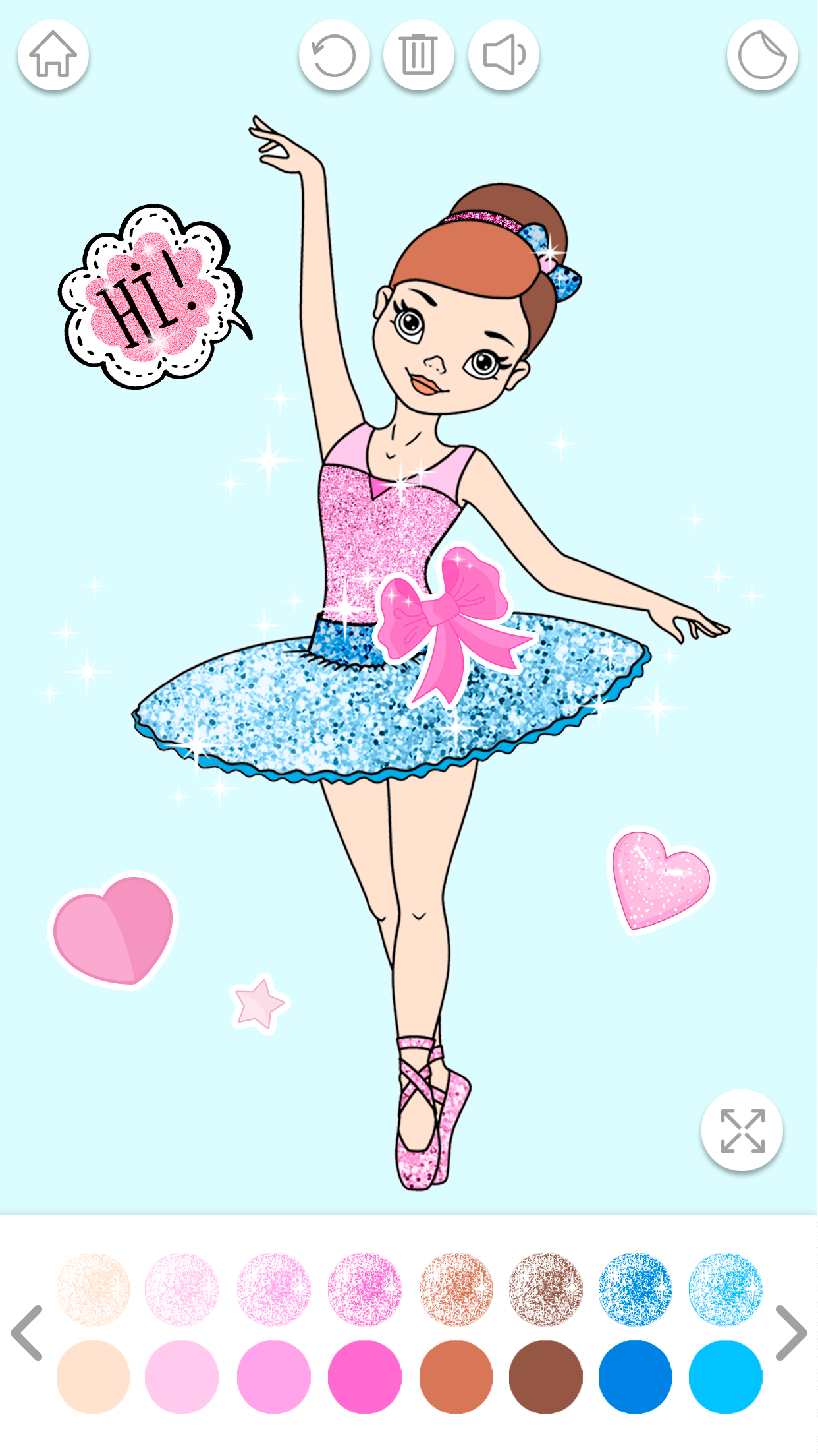 اسکرین شات 2 بازی Ballet Color Glitter for Girls