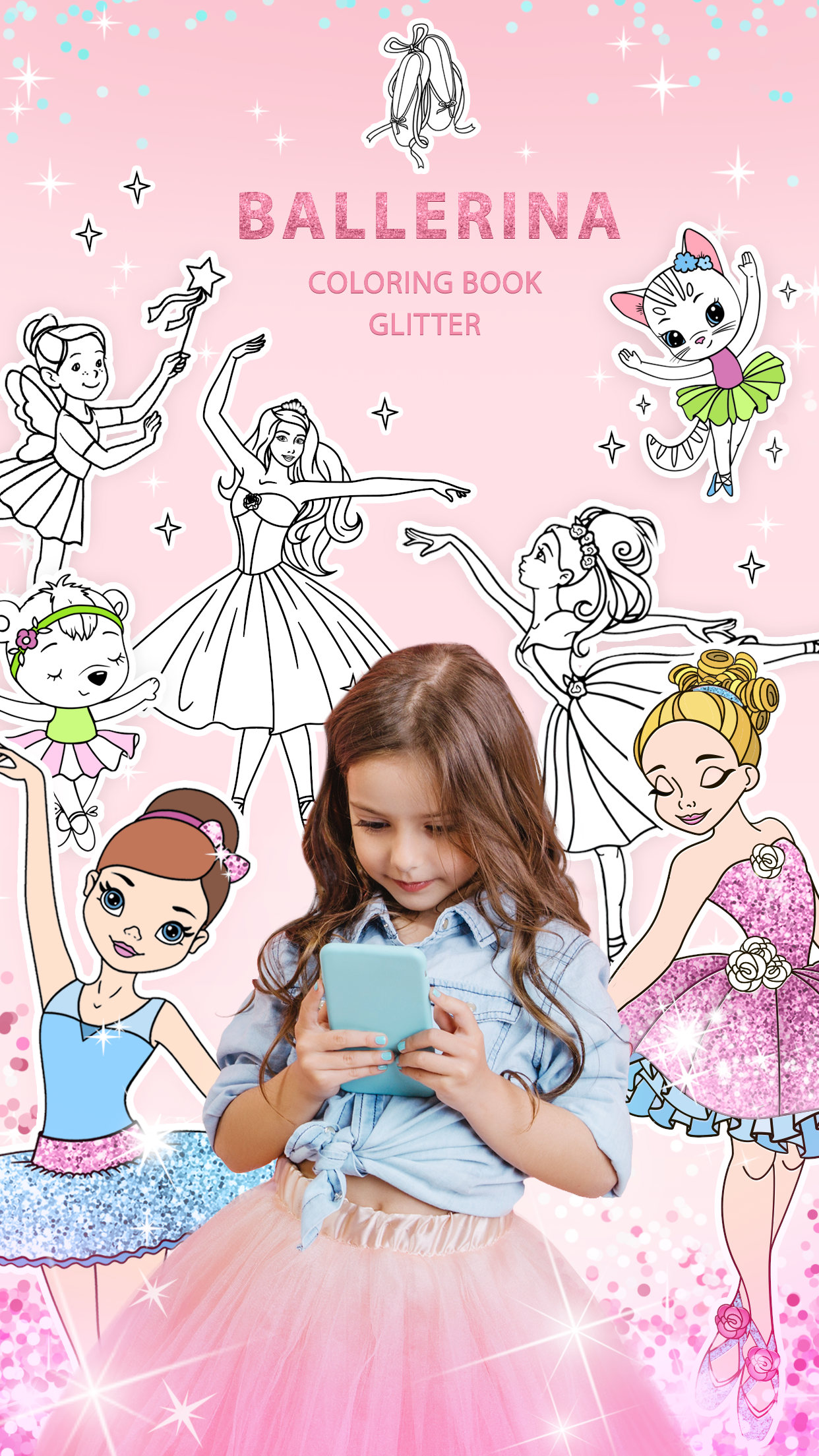 اسکرین شات 1 بازی Ballet Color Glitter for Girls