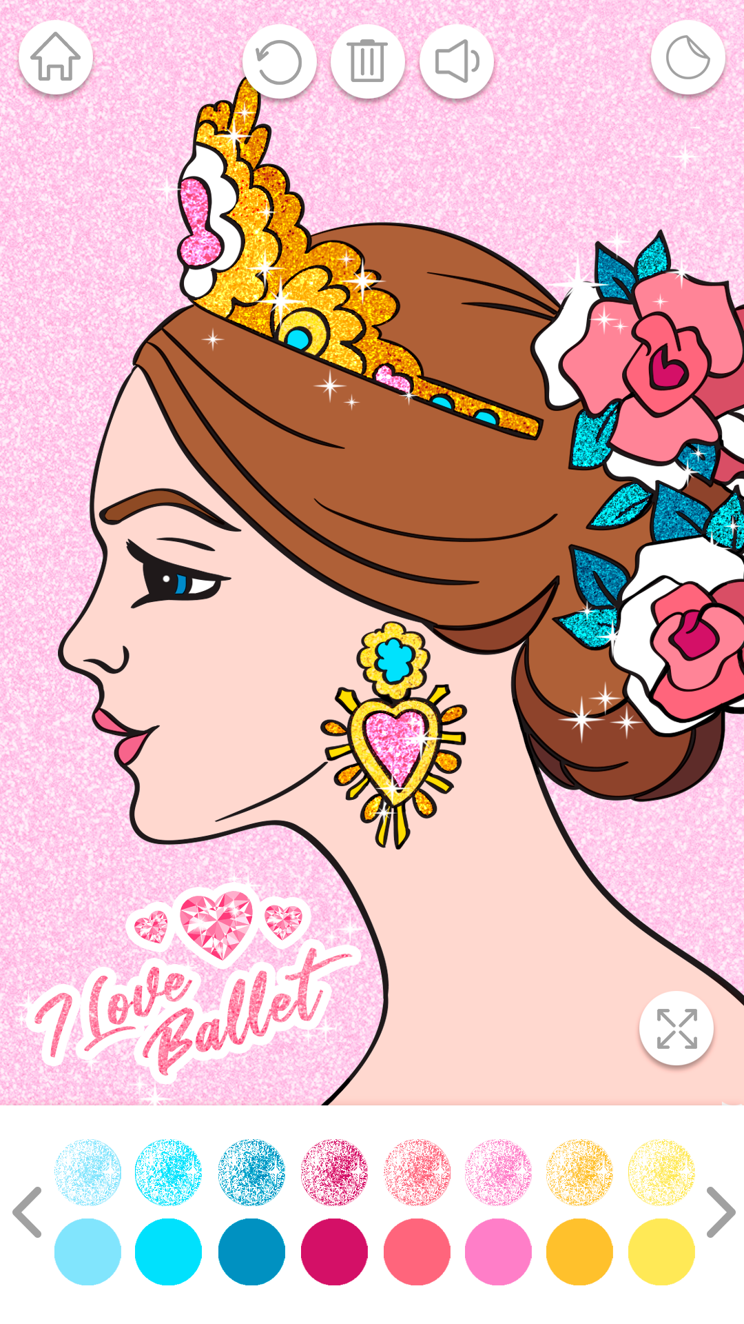 اسکرین شات 5 بازی Ballet Color Glitter for Girls