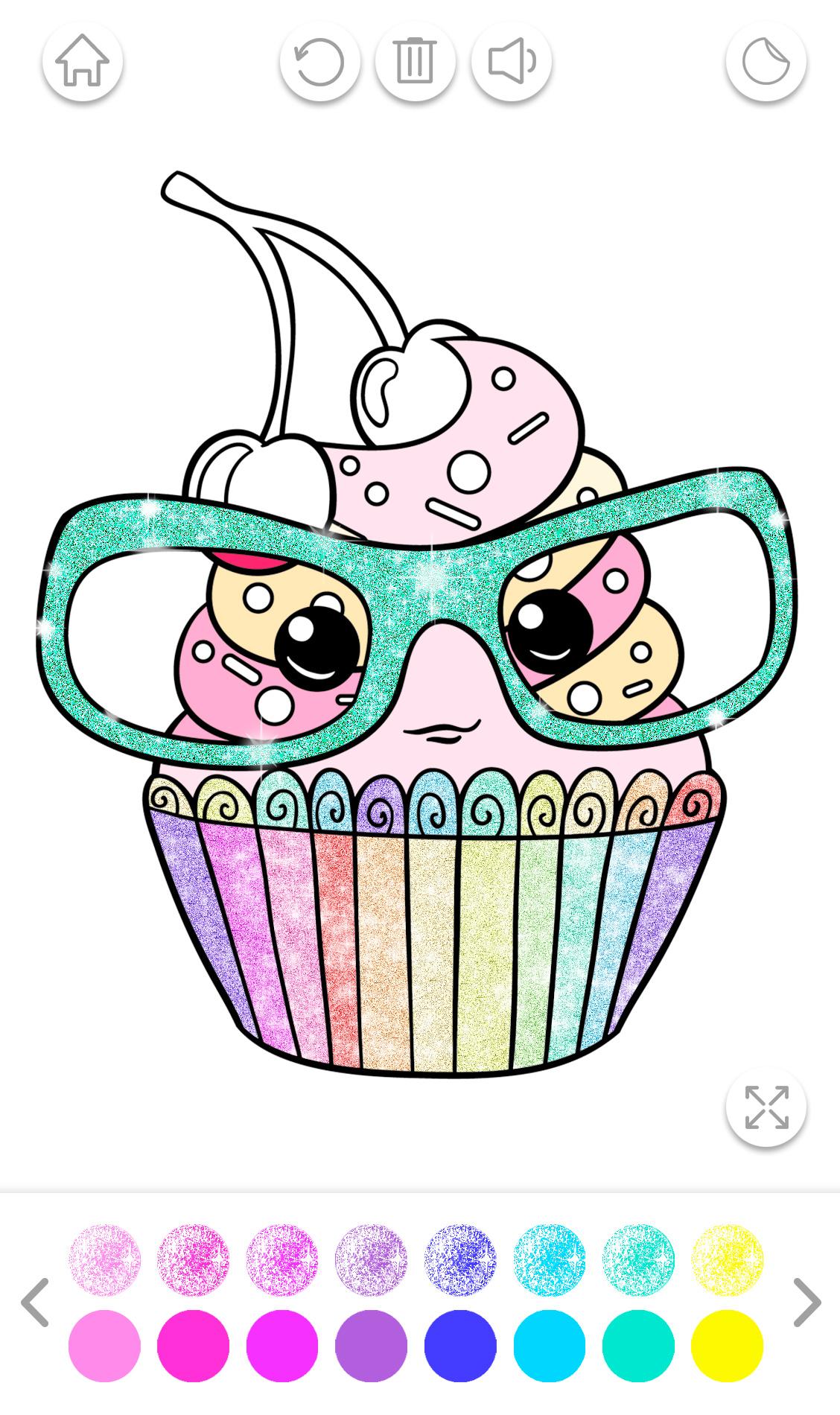 اسکرین شات 2 بازی Glitter Coloring Game for Kids