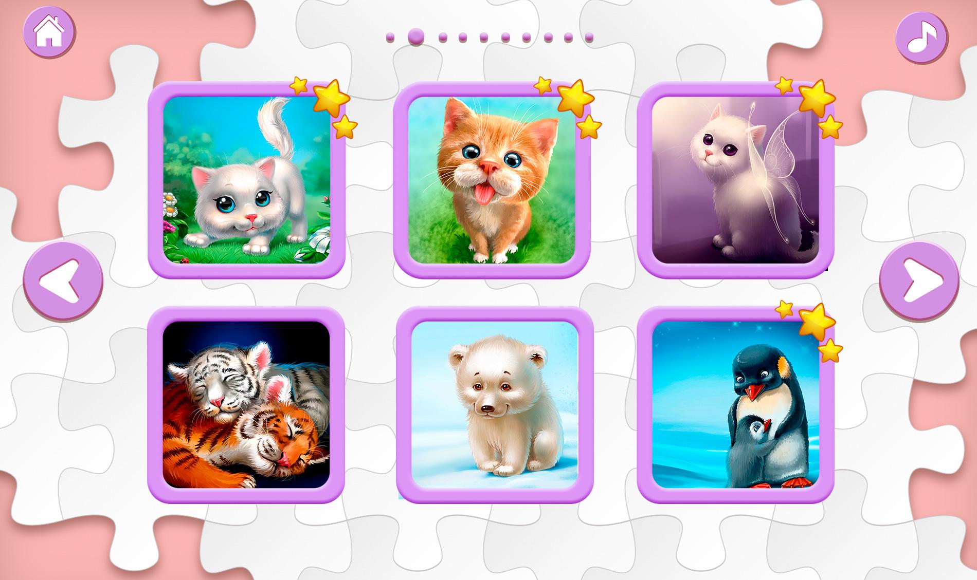 اسکرین شات 5 بازی Kids Puzzles for Girls