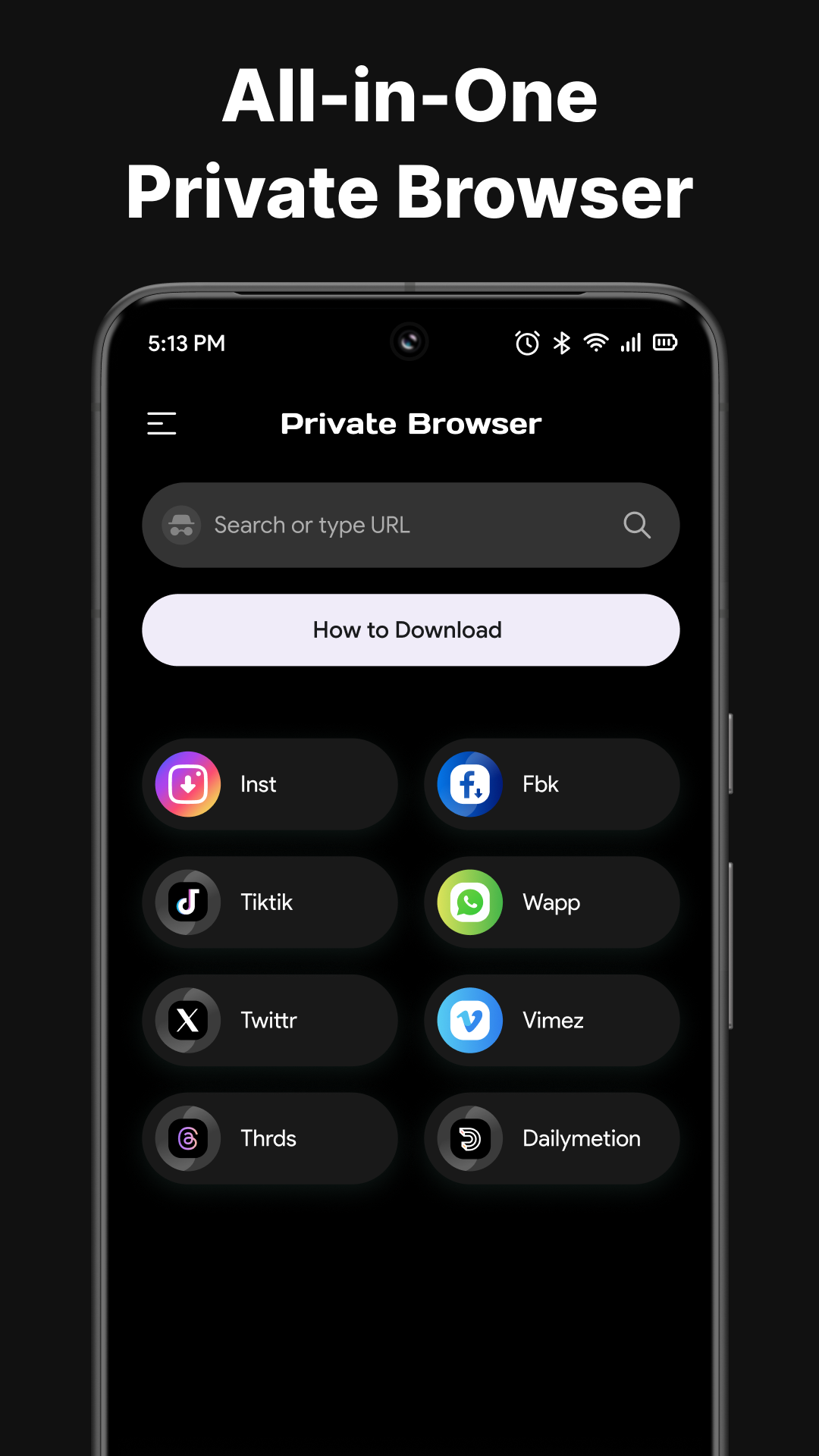 اسکرین شات 8 برنامه Private Browser: Safe & Secure