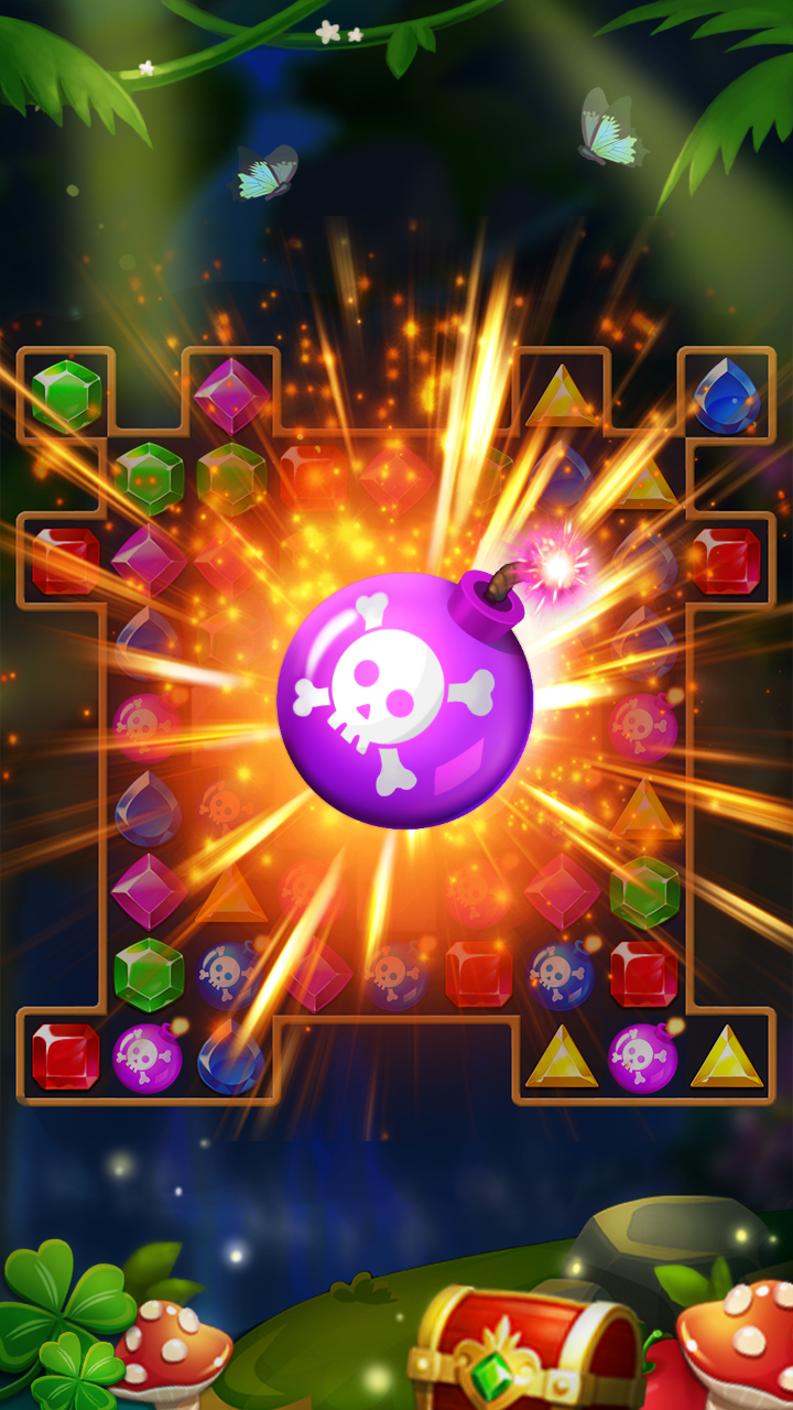 اسکرین شات 4 بازی Jewels Forest : Match 3 Puzzle
