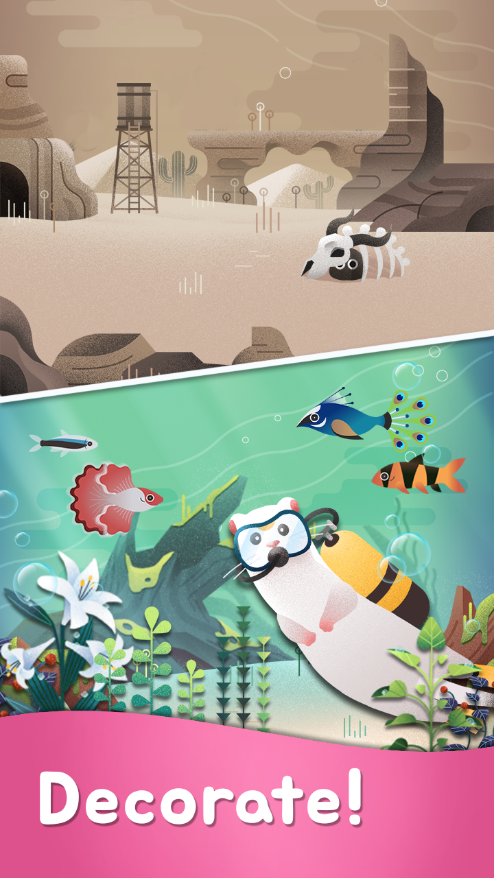 اسکرین شات 2 بازی My Little Aquarium - Free Puzz