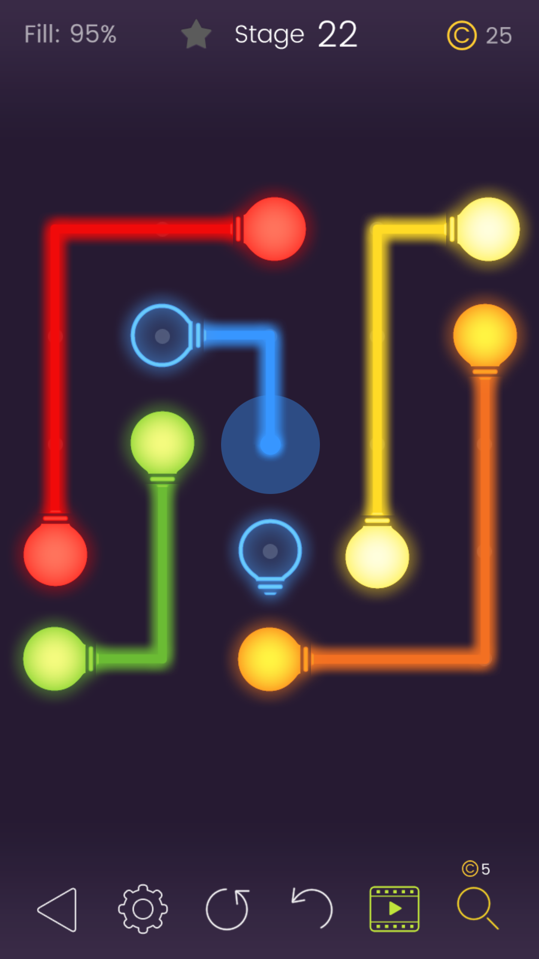 اسکرین شات 3 بازی Puzzle Glow : Number Link Puzz