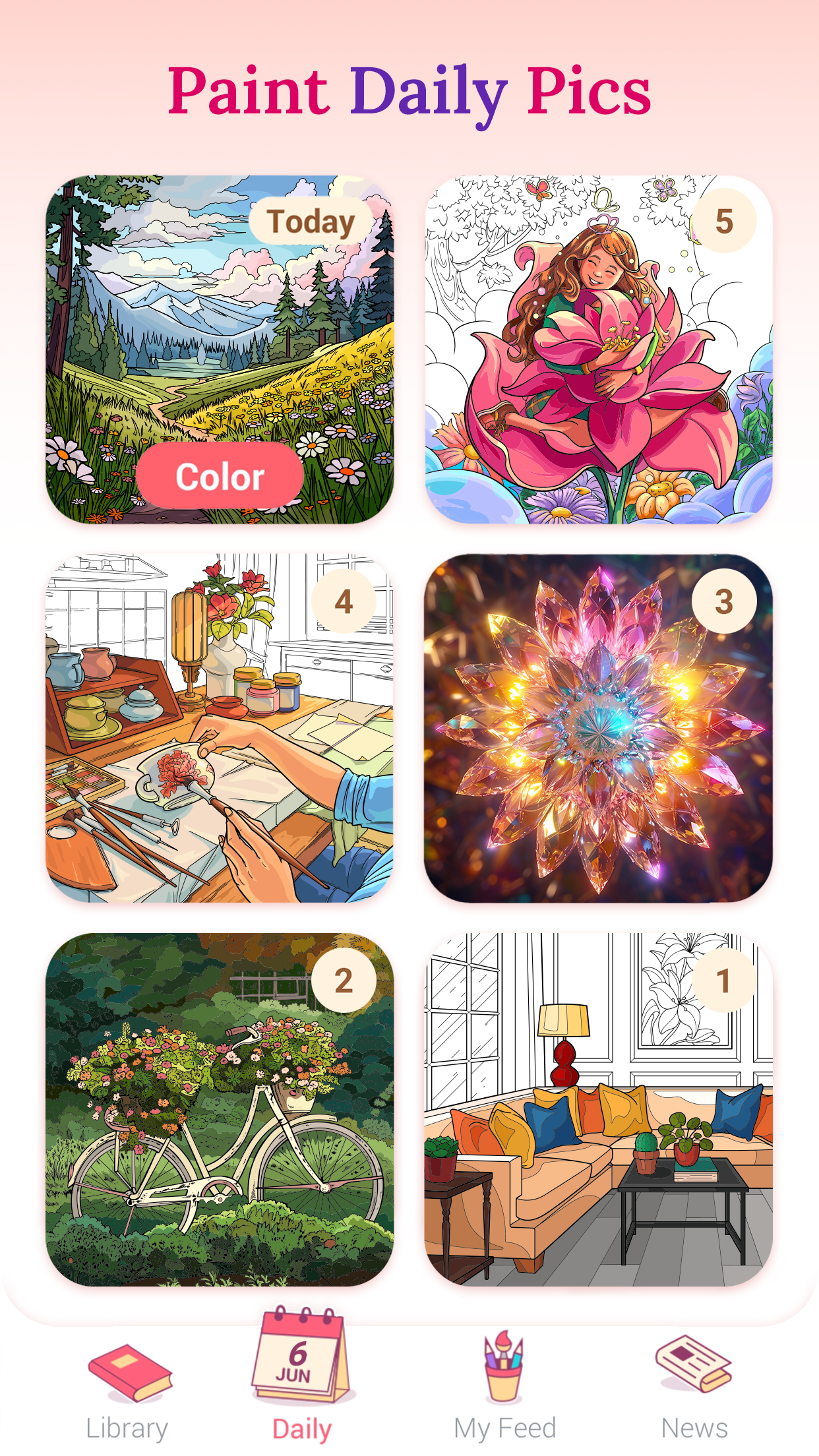 اسکرین شات 7 بازی Happy Color®: Color by Number