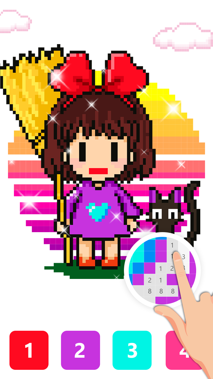 اسکرین شات 1 بازی Pix123 - Color by Number Games