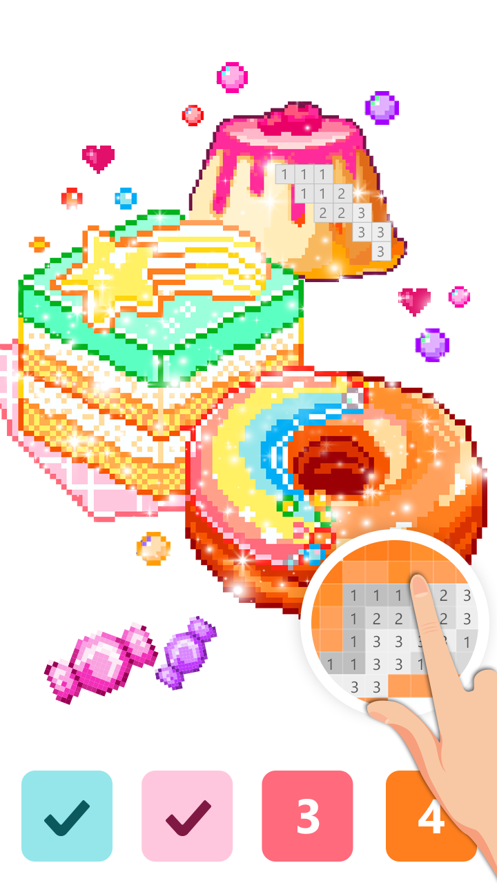 اسکرین شات 3 بازی Pix123: Color by Number Games