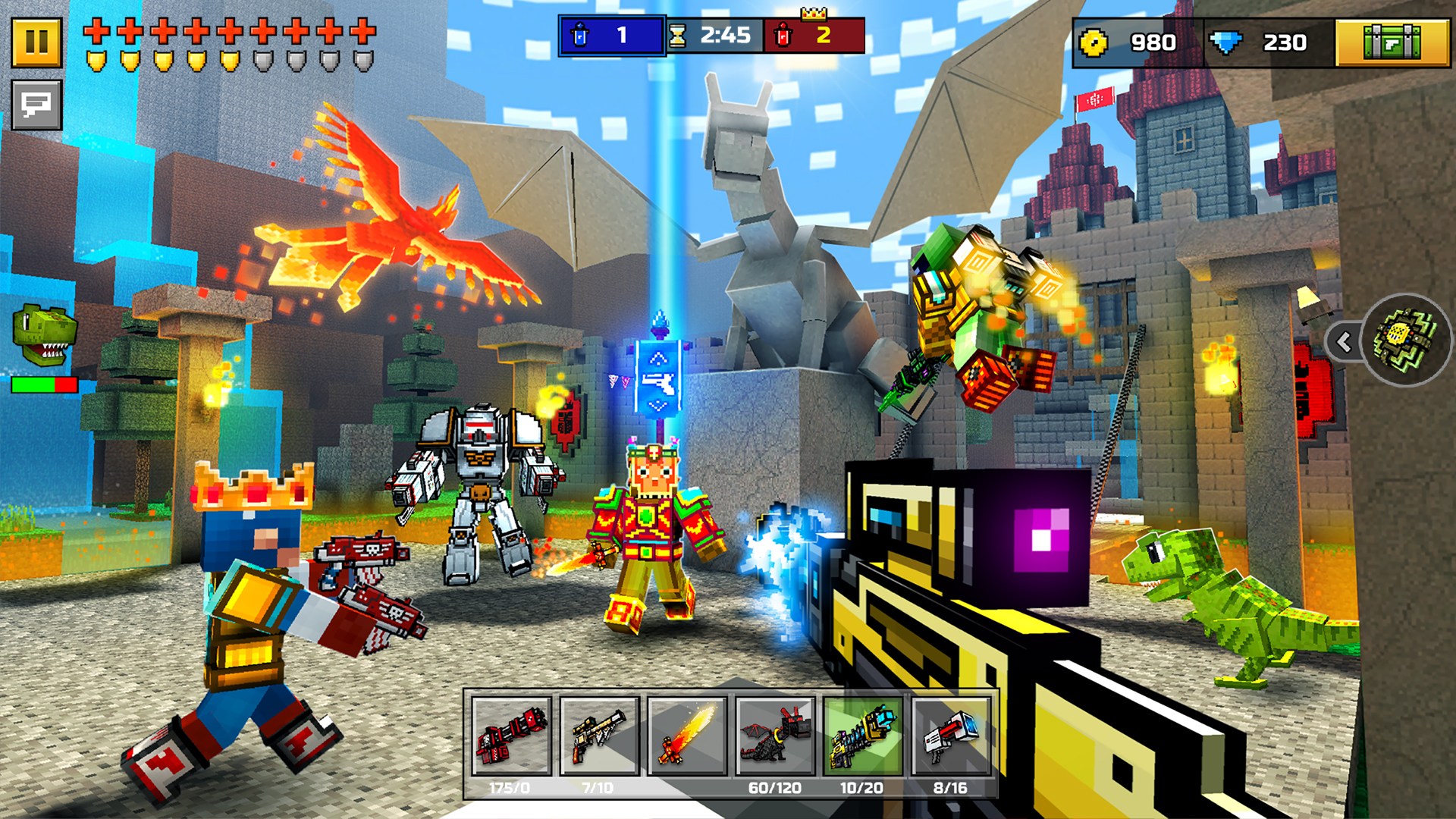 اسکرین شات 3 بازی Pixel Gun 3D - FPS Shooter