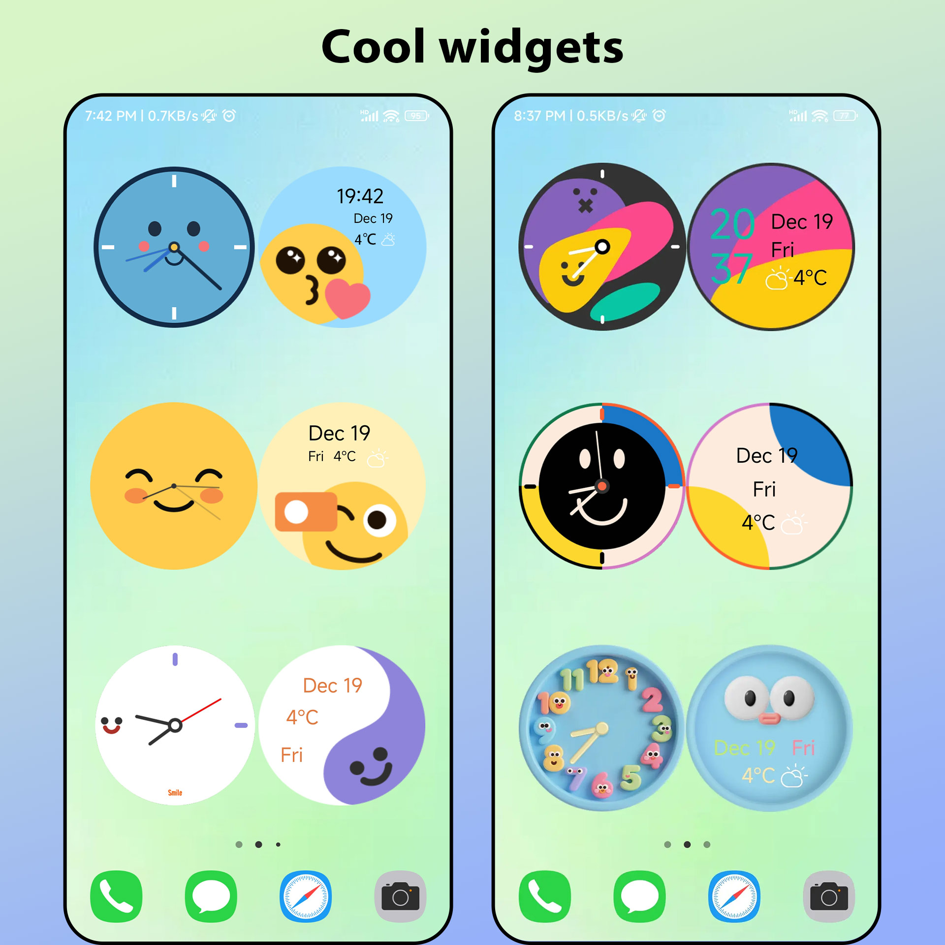 اسکرین شات 4 برنامه Happy Launcher, smile launcher