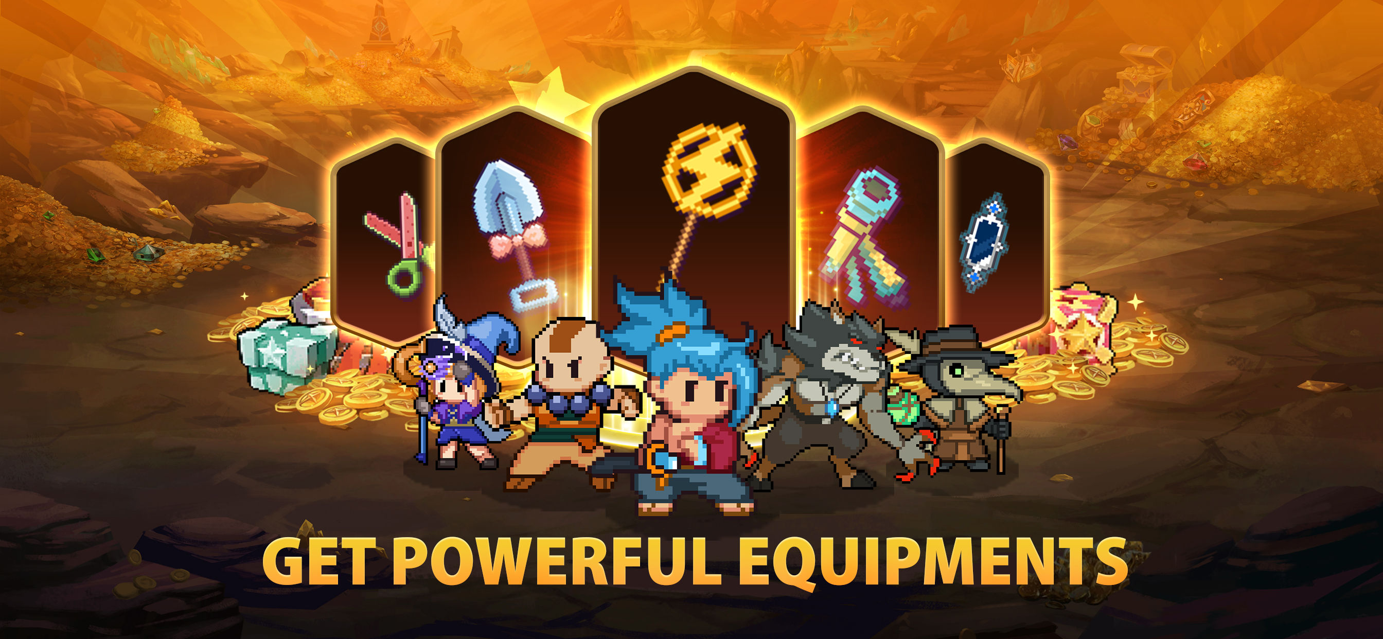 اسکرین شات 1 بازی Pixel Squad: Idle RPG Legends