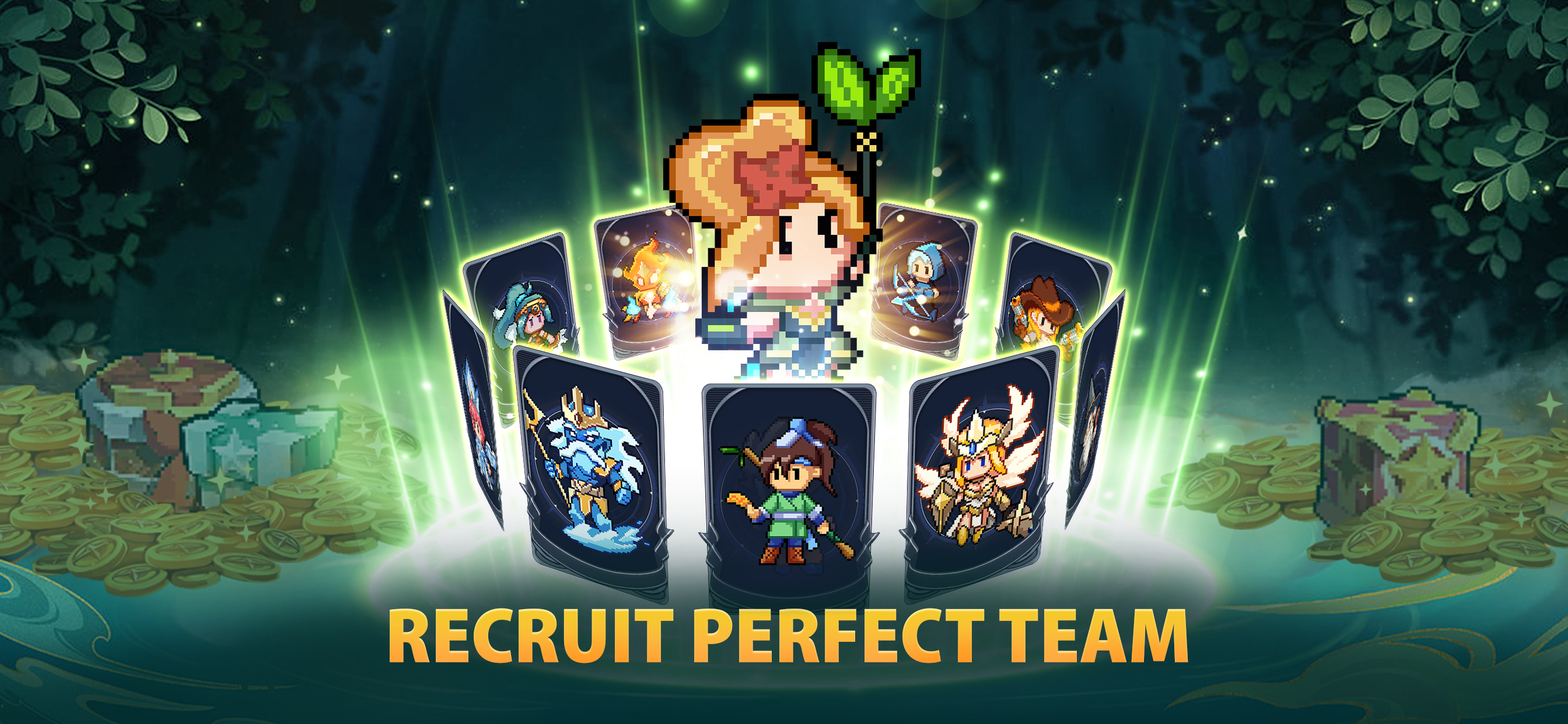 اسکرین شات 2 بازی Pixel Squad: Idle RPG Legends