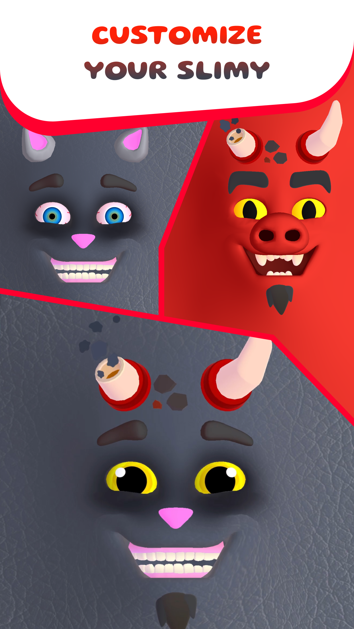 اسکرین شات 3 بازی My Talking Slimy Slime Pet Cat