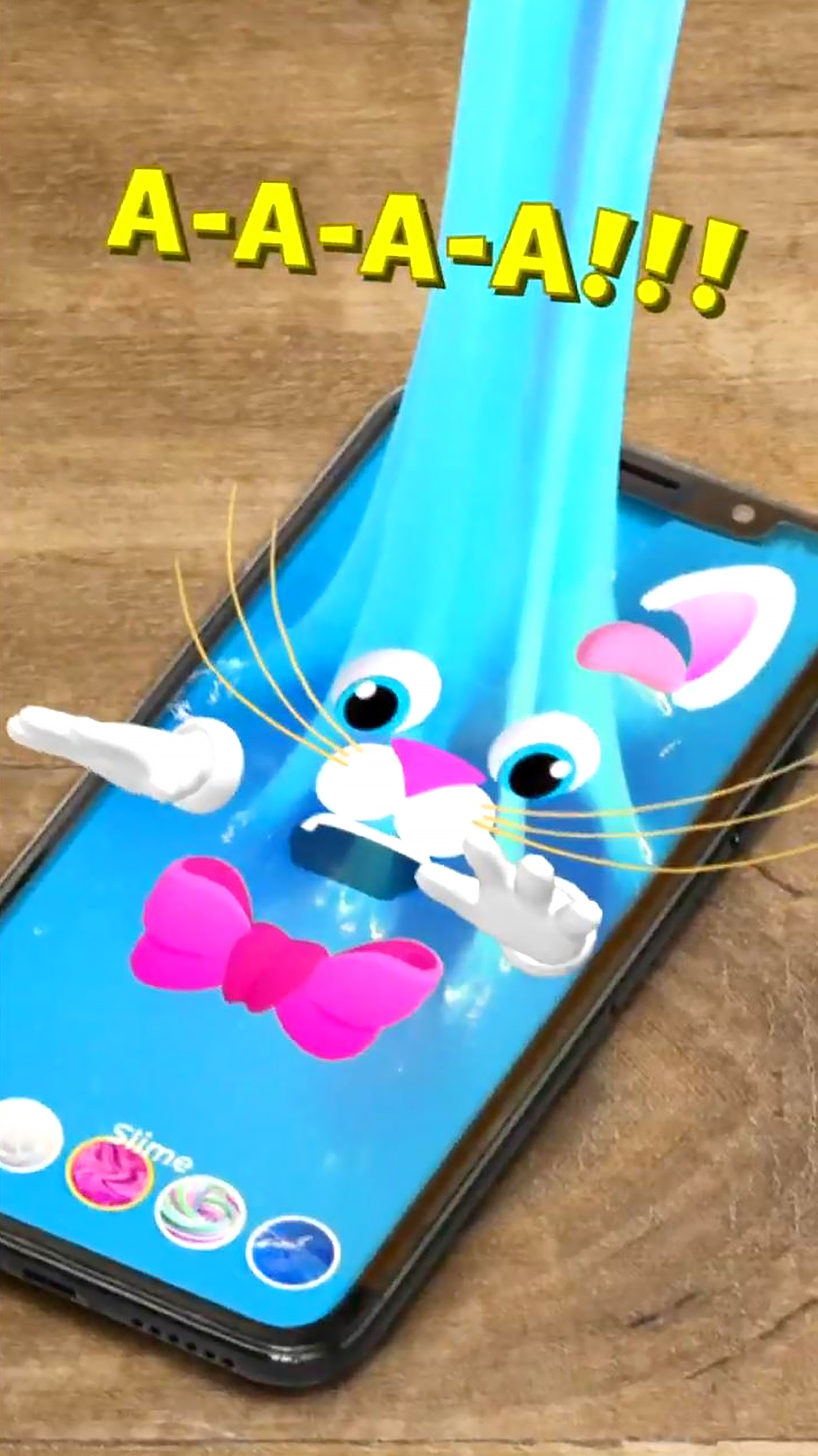 اسکرین شات 2 بازی My Talking Slimy - Slime Buddy