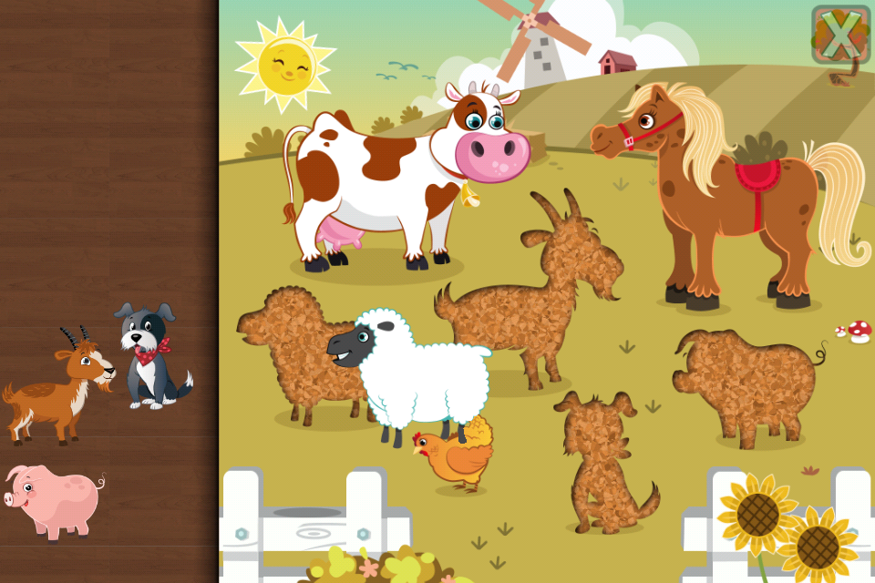 اسکرین شات 2 بازی Animal Jigsaw Puzzle Toddlers