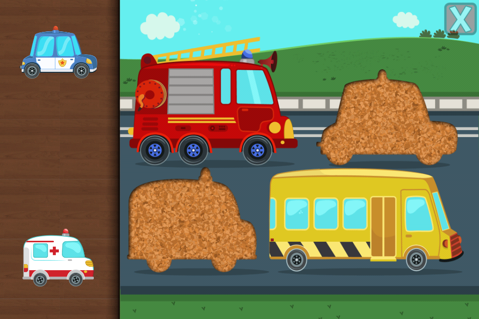 اسکرین شات 1 بازی Cars & Trucks Puzzle for Kids