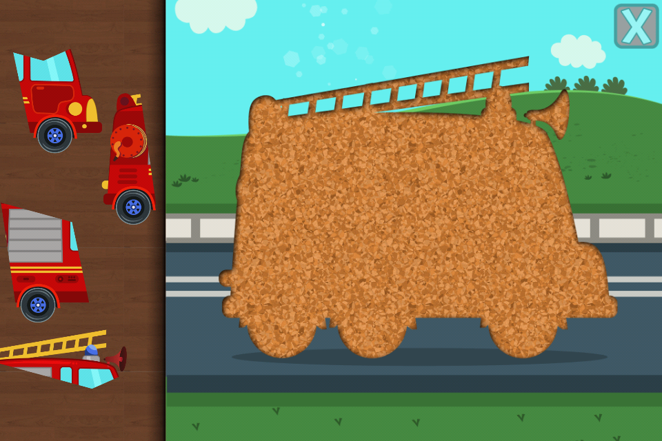 اسکرین شات 5 بازی Cars & Trucks Puzzle for Kids