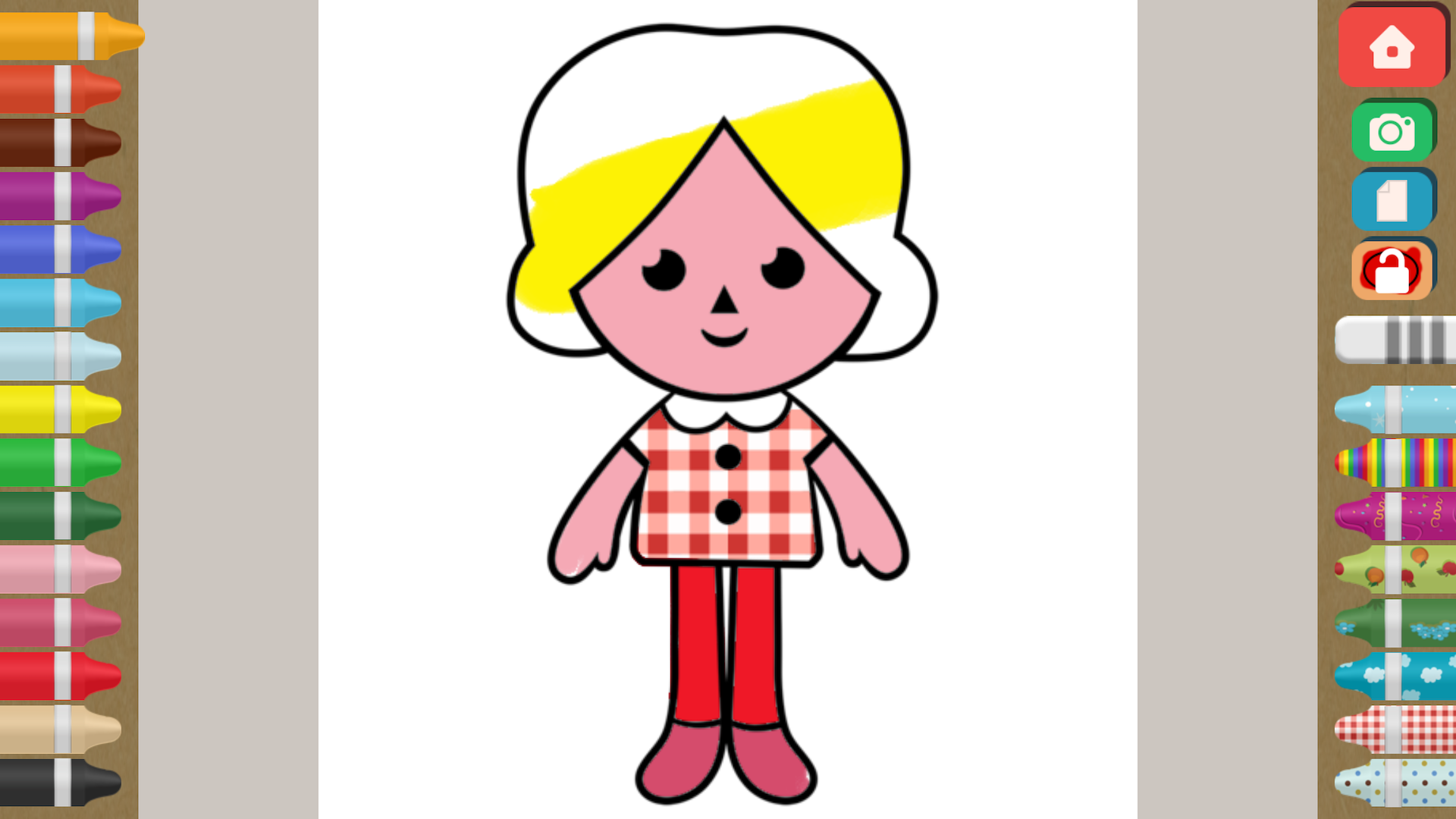 اسکرین شات 6 برنامه Finger Paint Coloring Book