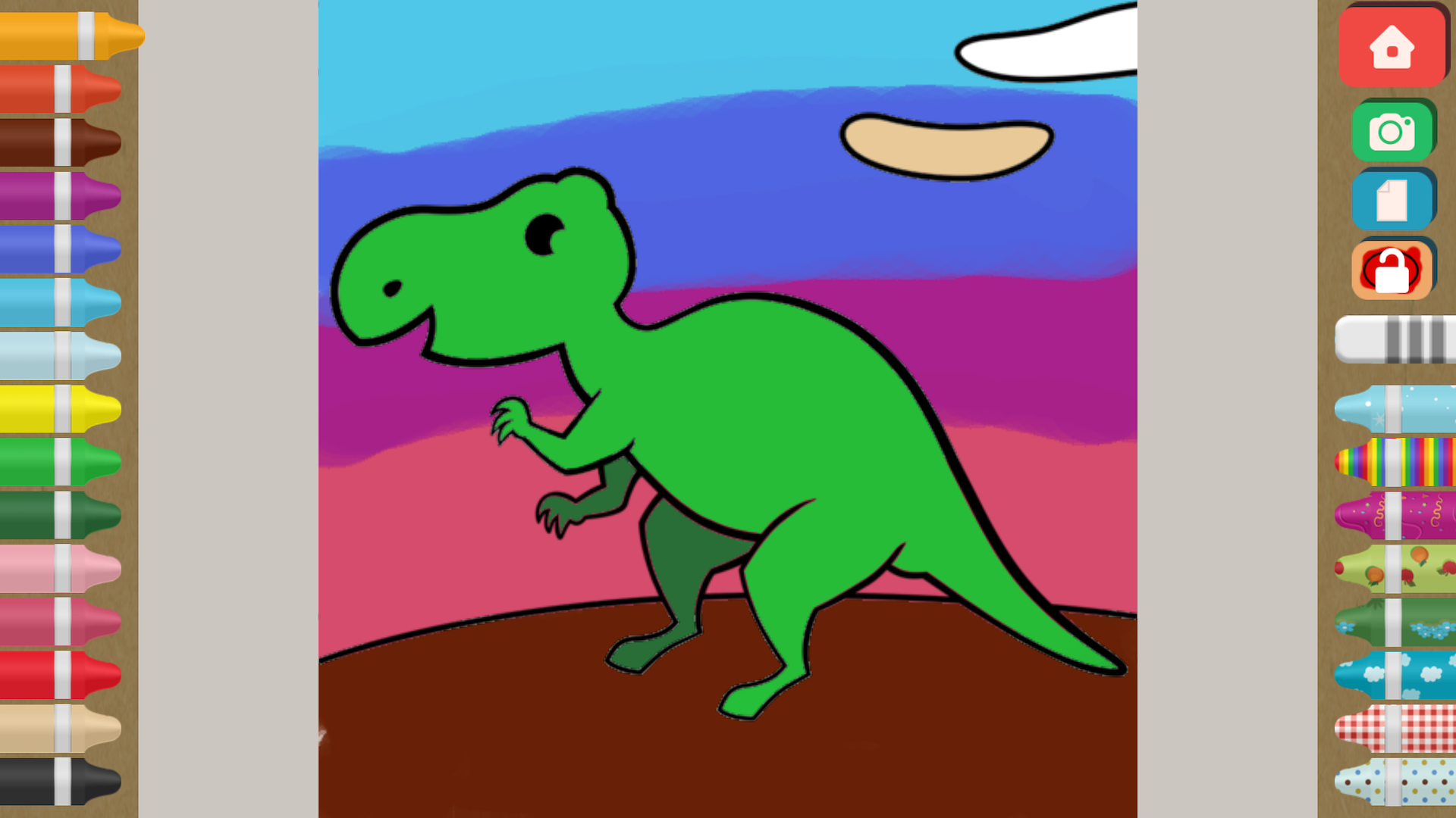 اسکرین شات 3 برنامه Finger Paint Coloring Book