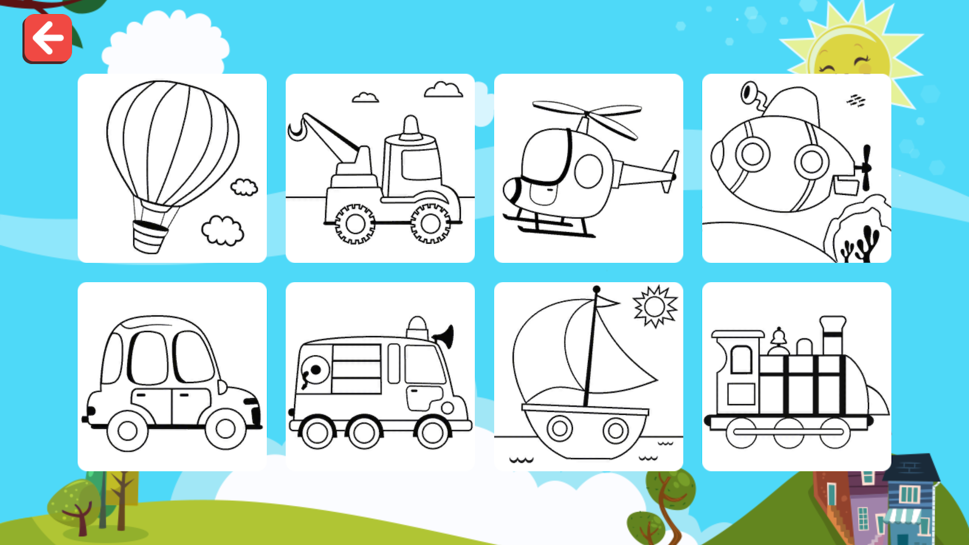 اسکرین شات 7 برنامه Finger Paint Coloring Book