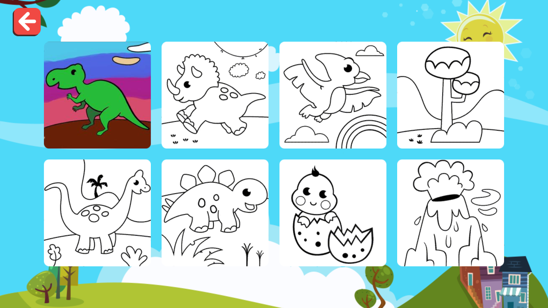 اسکرین شات 4 برنامه Finger Paint Coloring Book