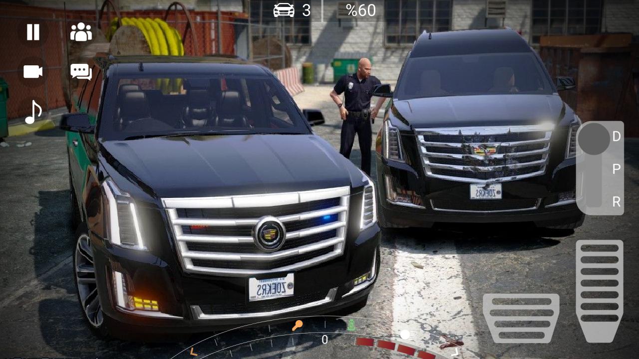 اسکرین شات 1 بازی SUV Car Race Cadillac Escalade