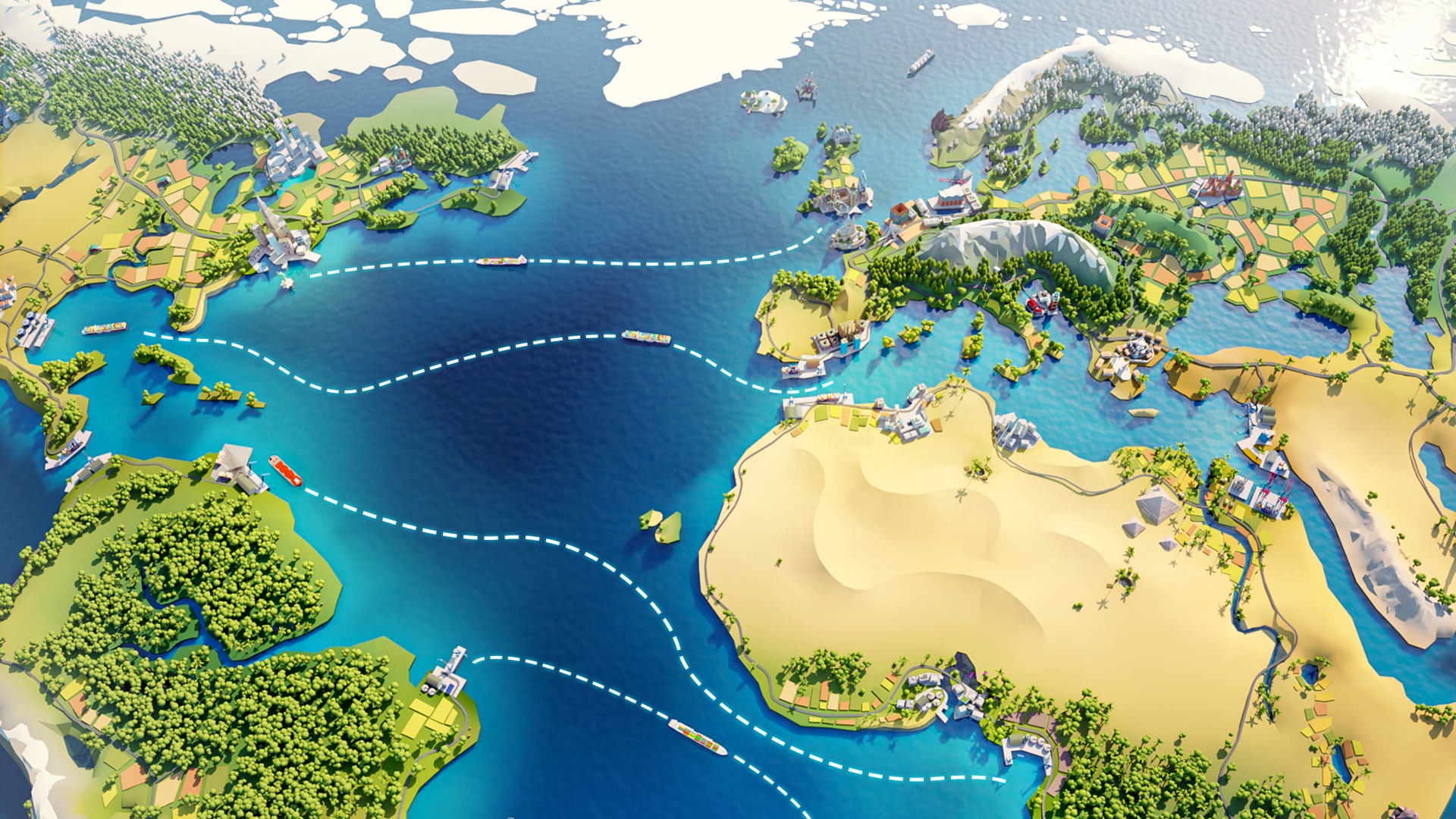 اسکرین شات 5 بازی Port City: Ship Tycoon