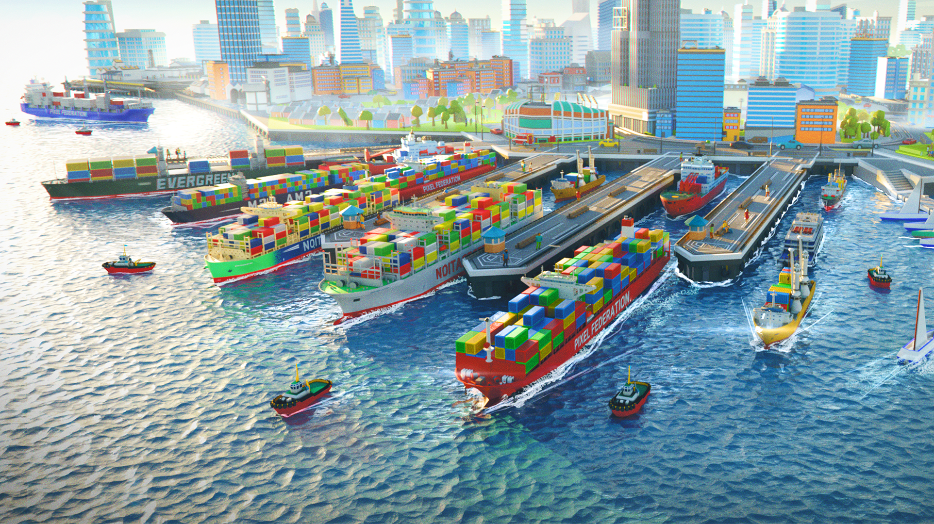اسکرین شات 3 بازی Port City: Ship Tycoon