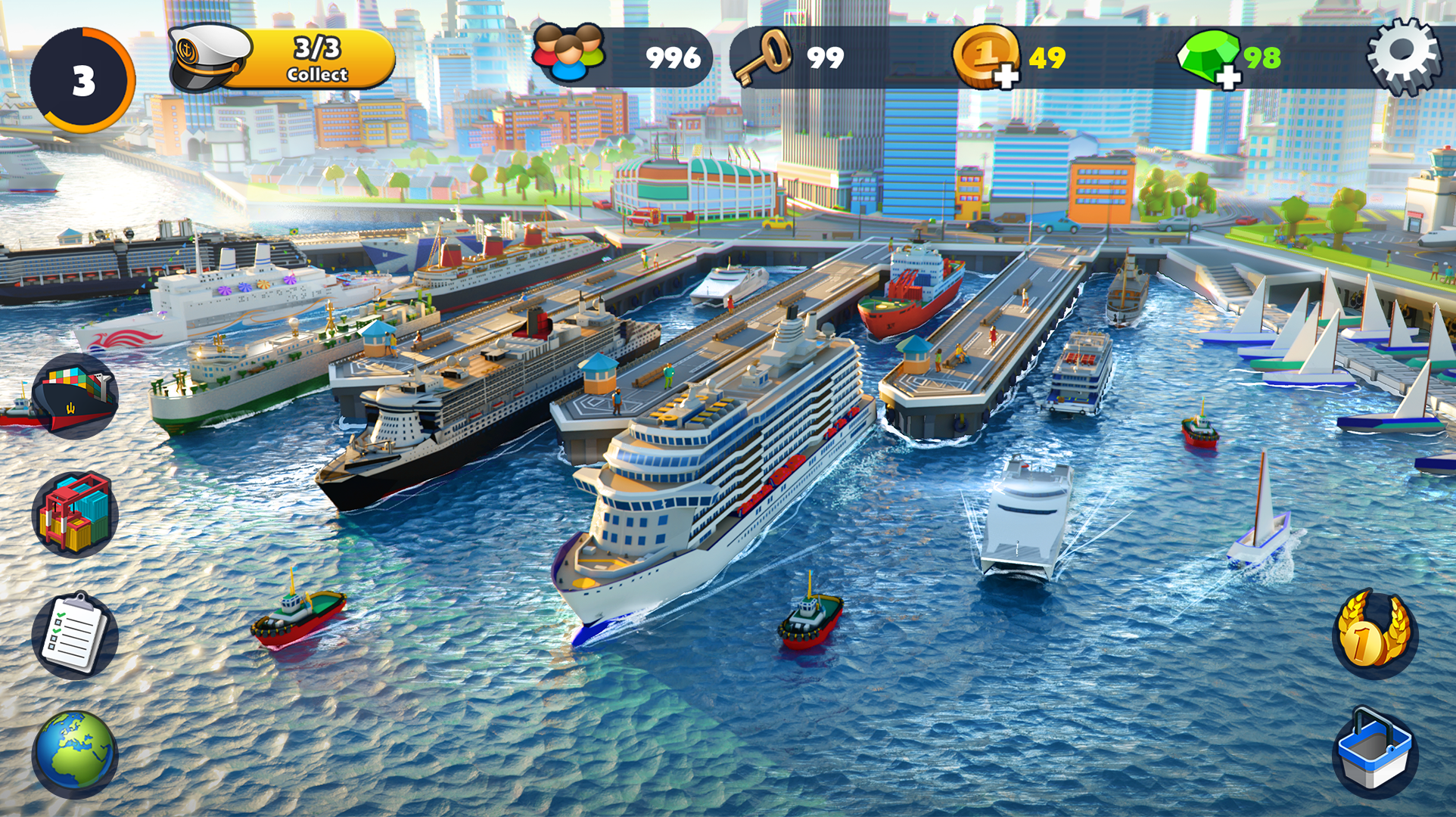 اسکرین شات 2 بازی Port City: Ship Tycoon Games