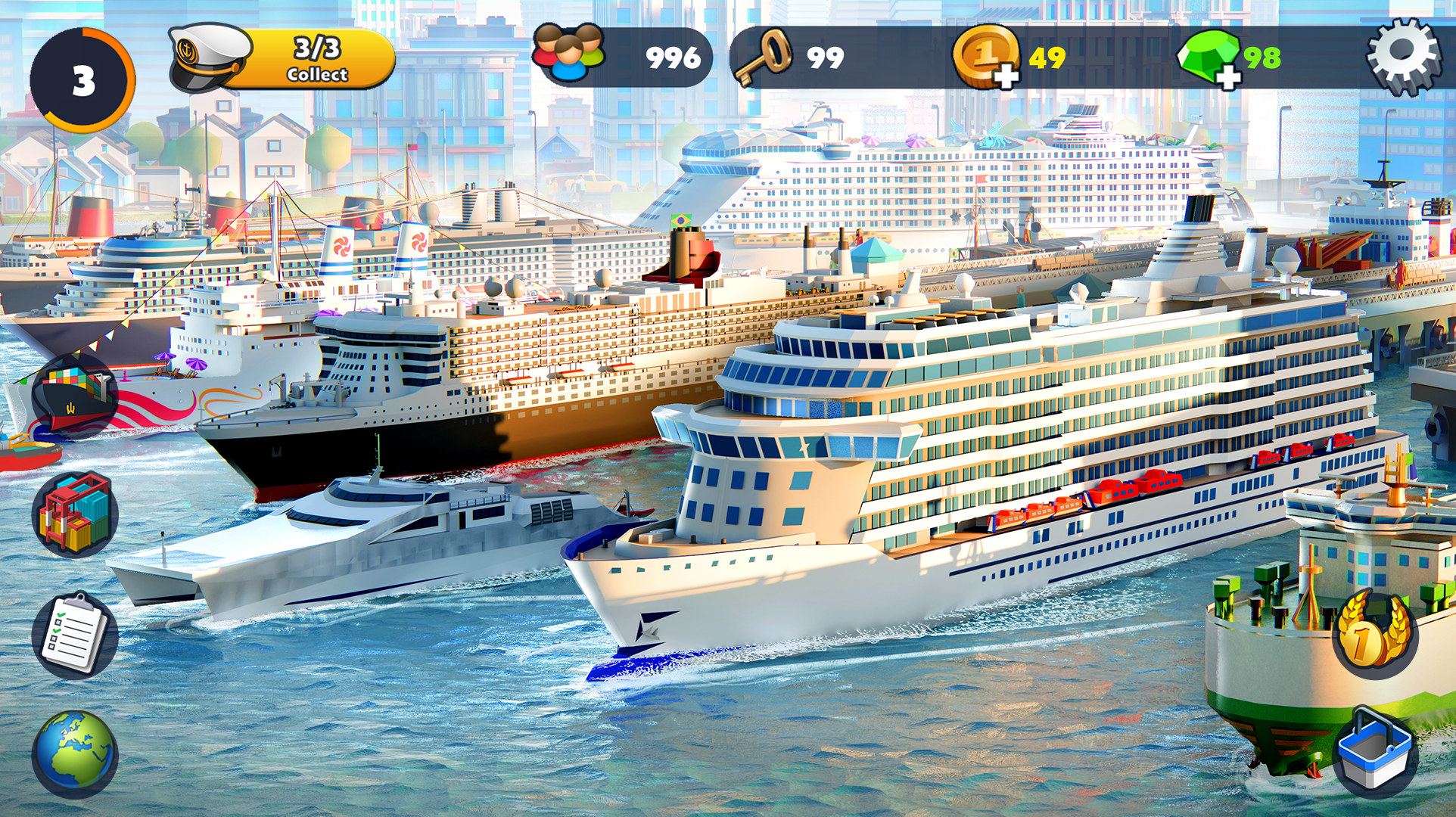 اسکرین شات 3 بازی Port City: Ship Tycoon Games