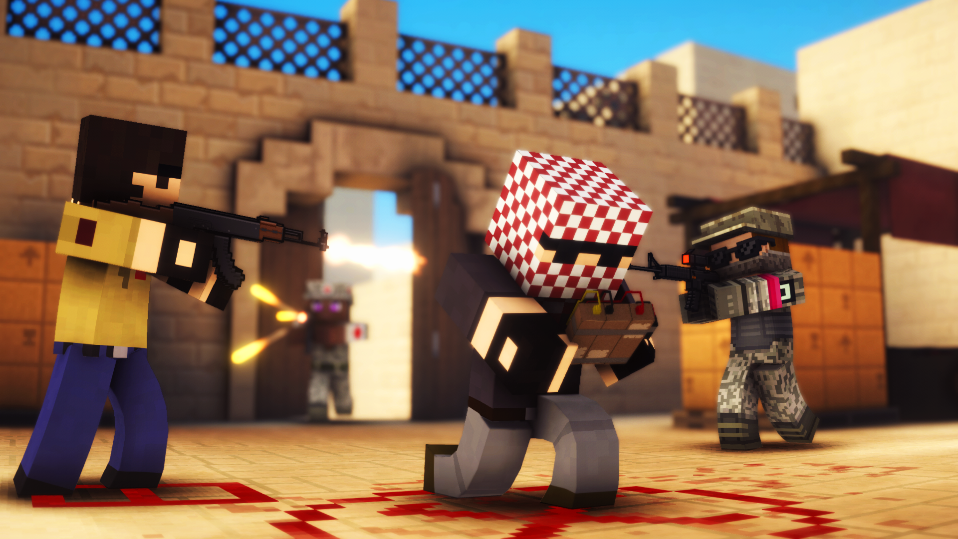 اسکرین شات 1 بازی Pixel Strike 3D - FPS Gun Game