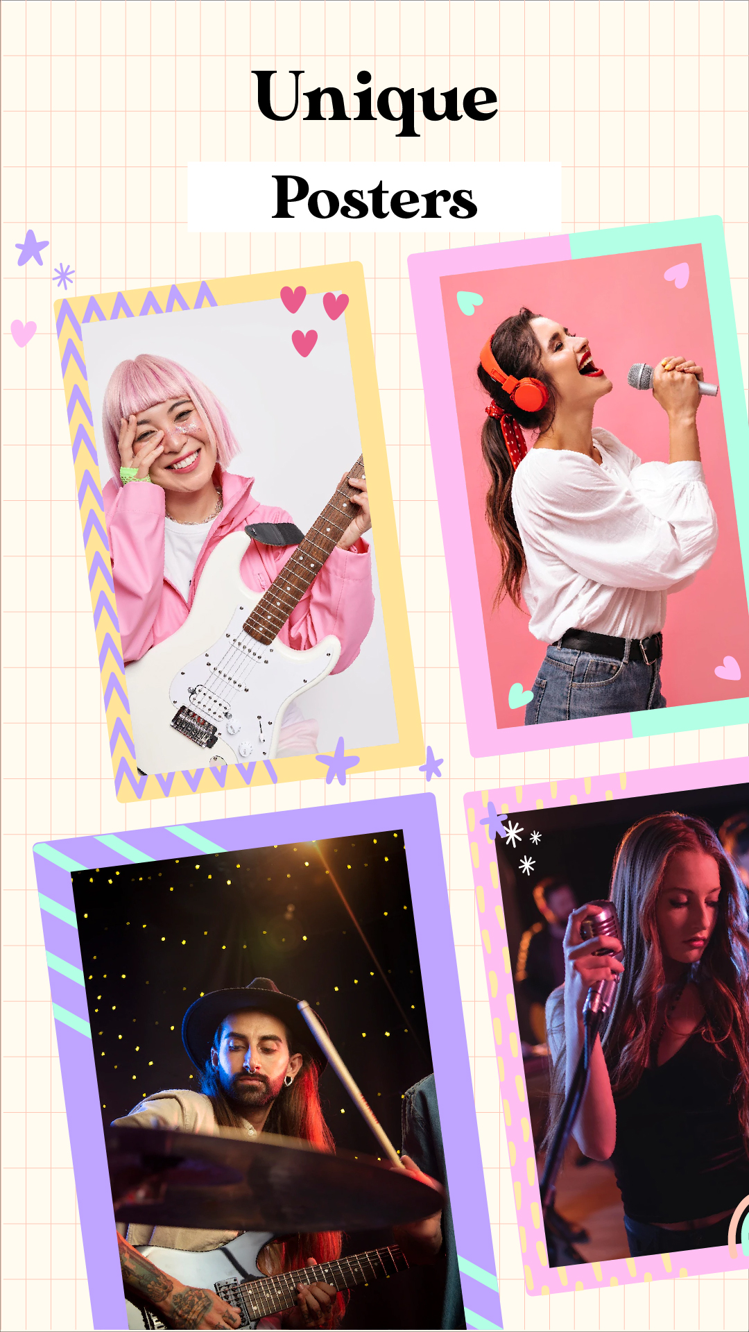 اسکرین شات 6 برنامه Collage Maker: Grids, Stickers