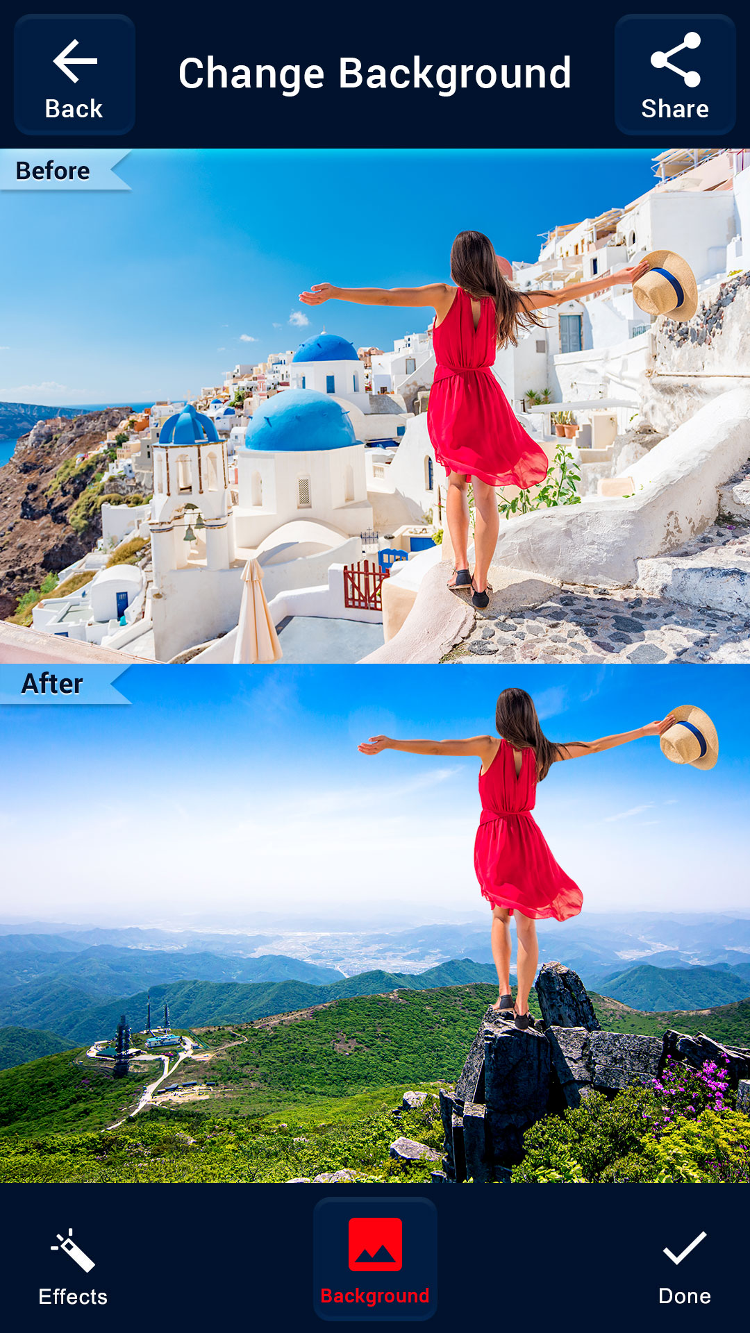 اسکرین شات 8 برنامه Auto Background Changer Eraser