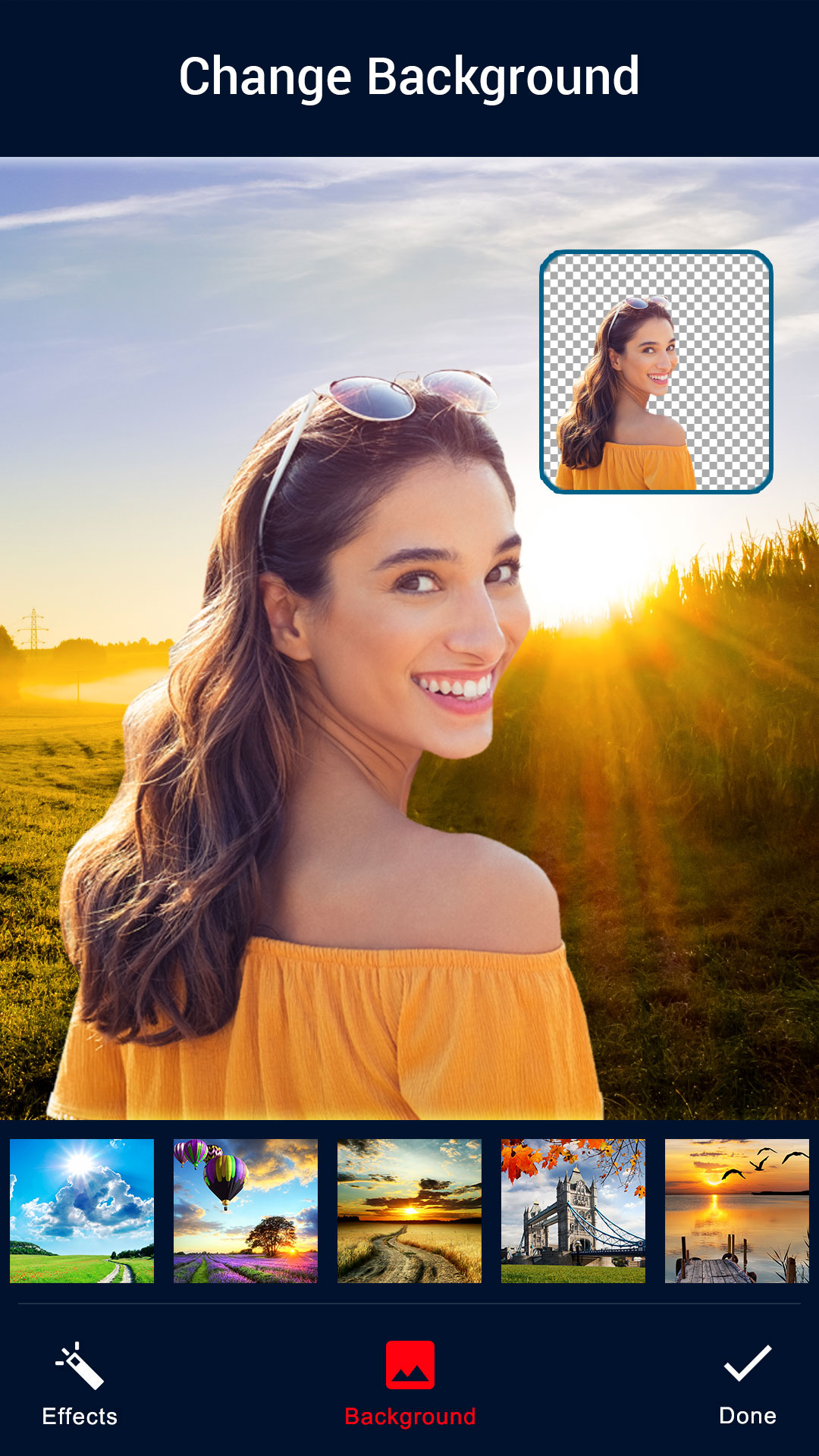 اسکرین شات 3 برنامه Auto Background Changer Eraser