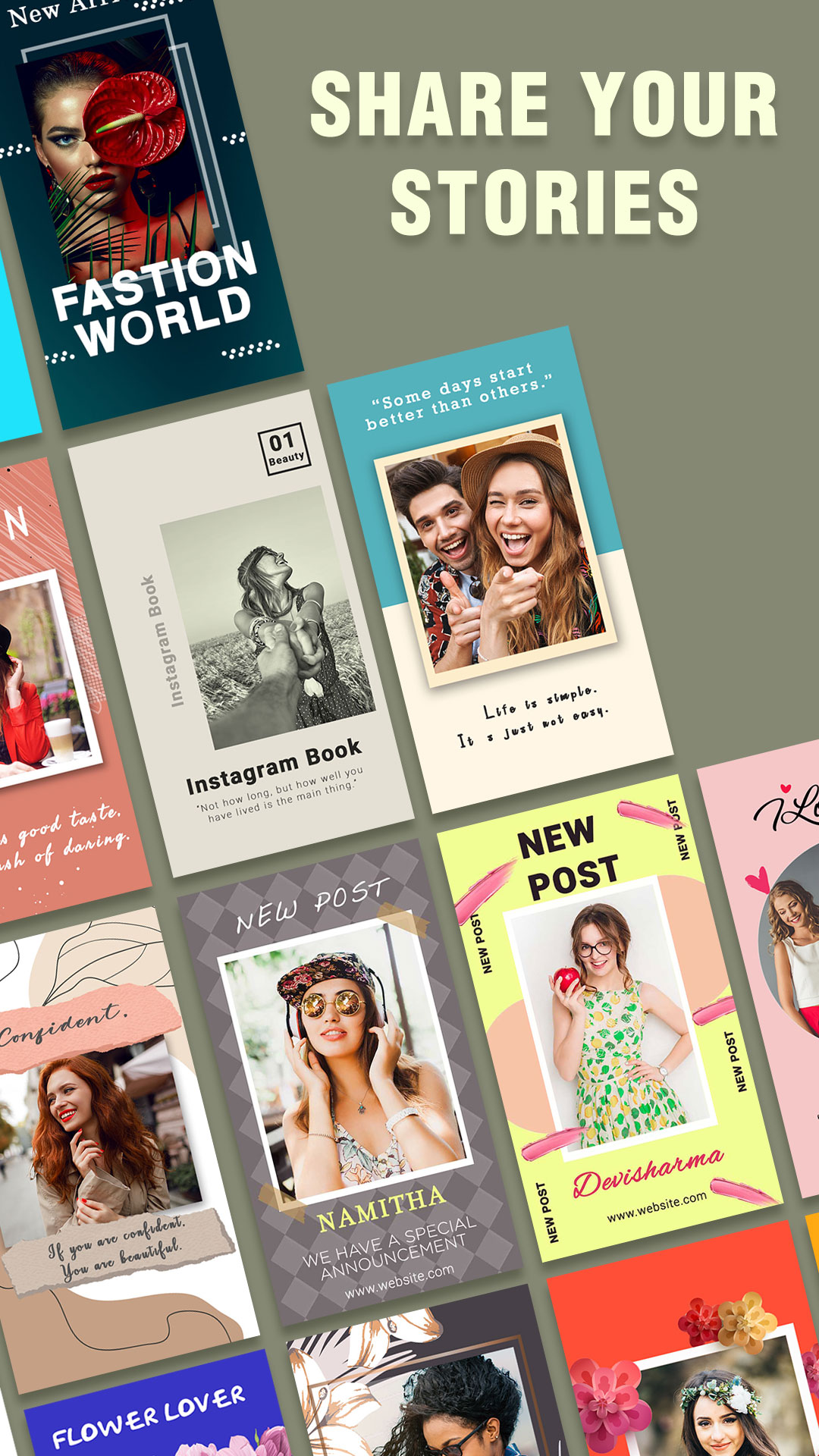 اسکرین شات 6 برنامه Story Maker: Editor & Creator