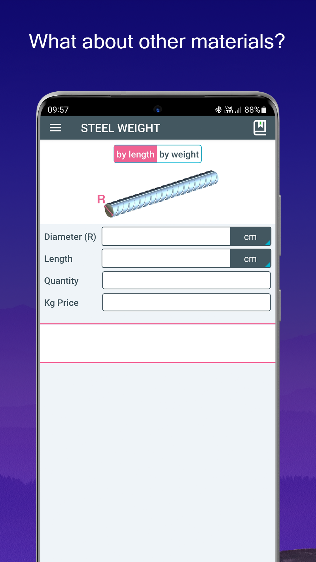 اسکرین شات 6 برنامه Concrete Calculator