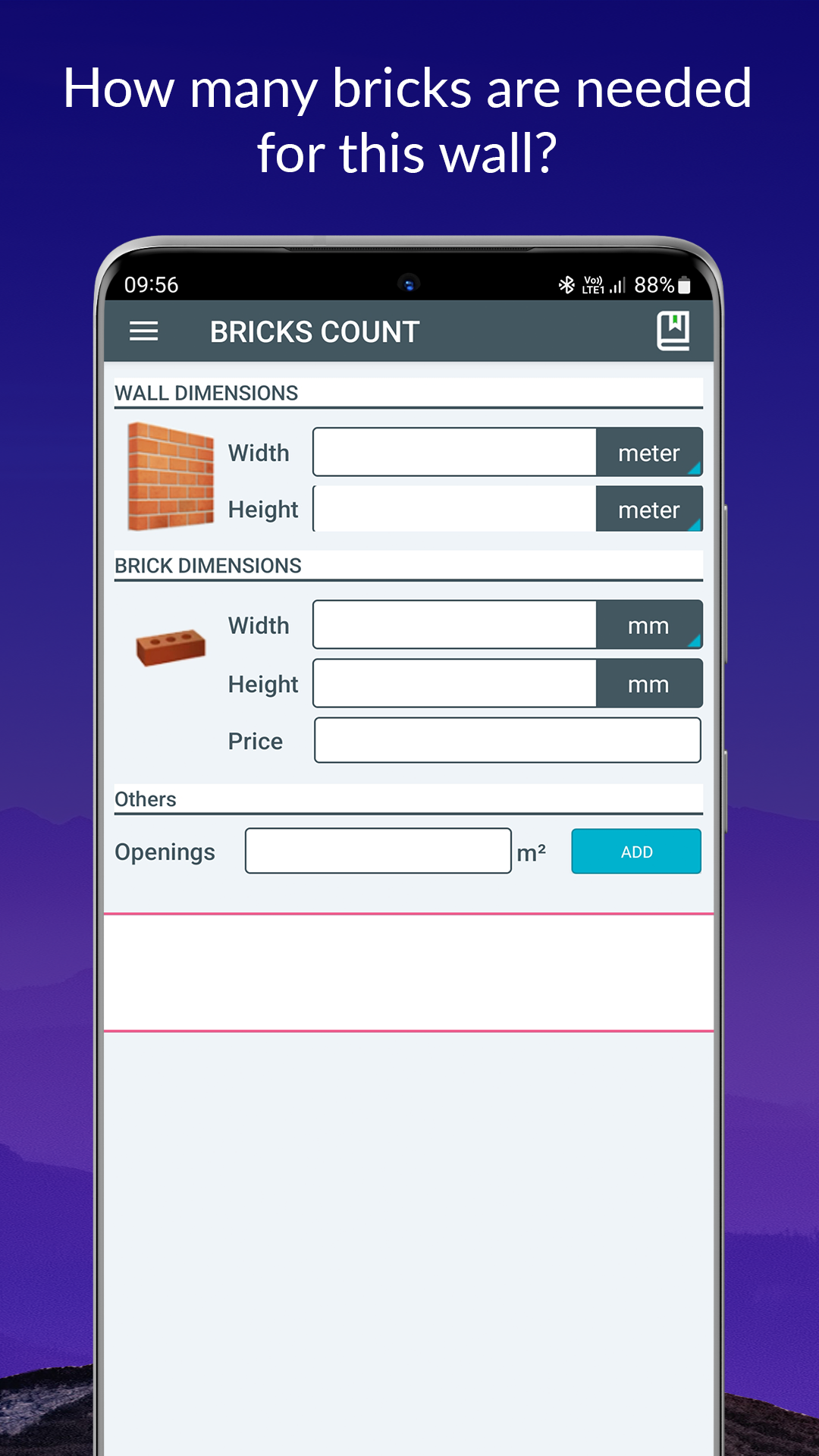 اسکرین شات 5 برنامه Concrete Calculator