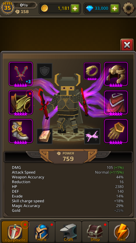 اسکرین شات 1 بازی Pixel Blade R : Idle Rpg