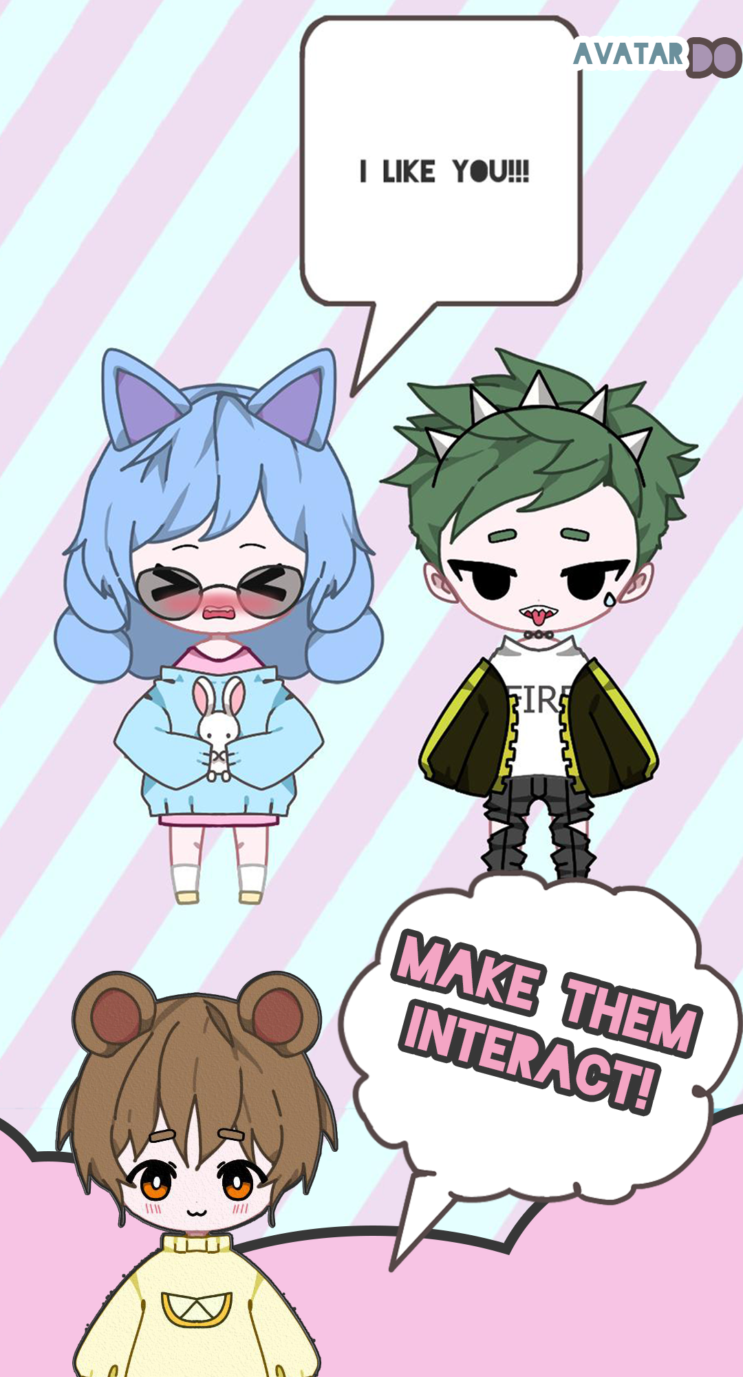 اسکرین شات 3 بازی Avatar Do chibi doll dress up