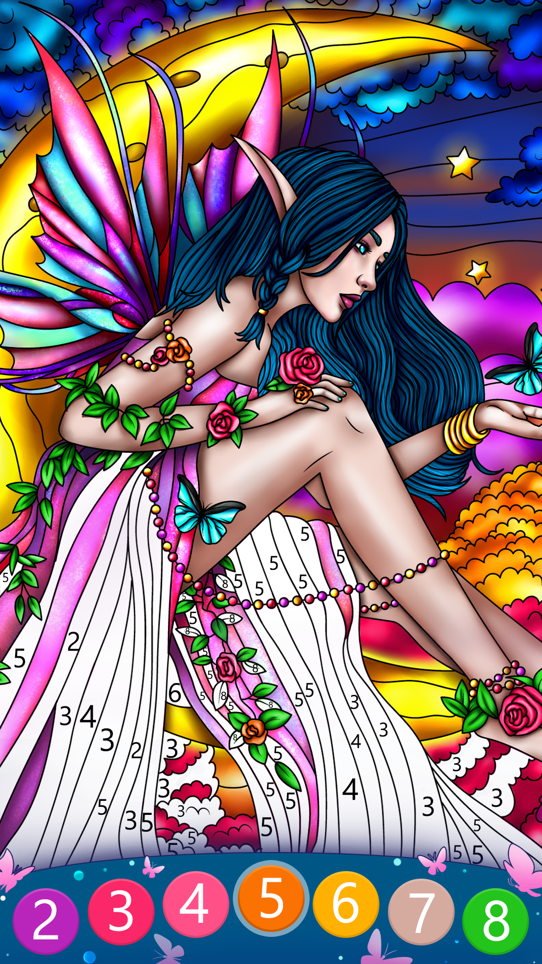 اسکرین شات 4 برنامه Color By Number For Adults