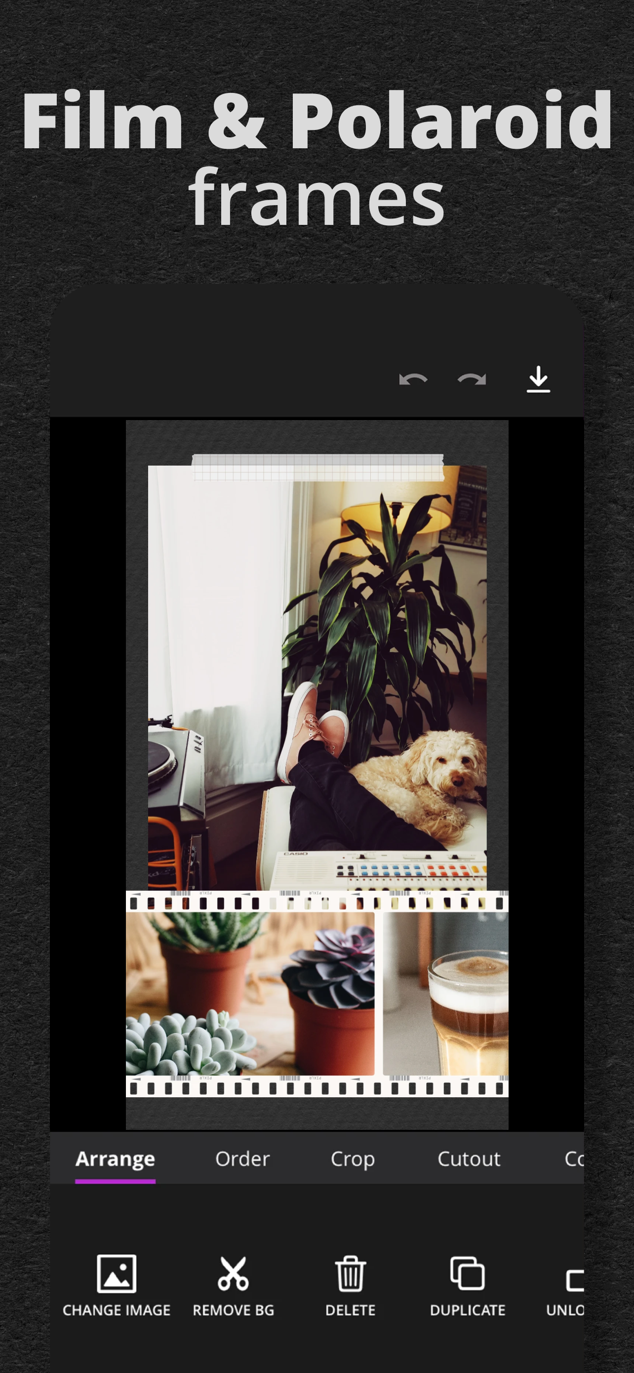 اسکرین شات 4 برنامه Stories by Pixlr: IG Layouts