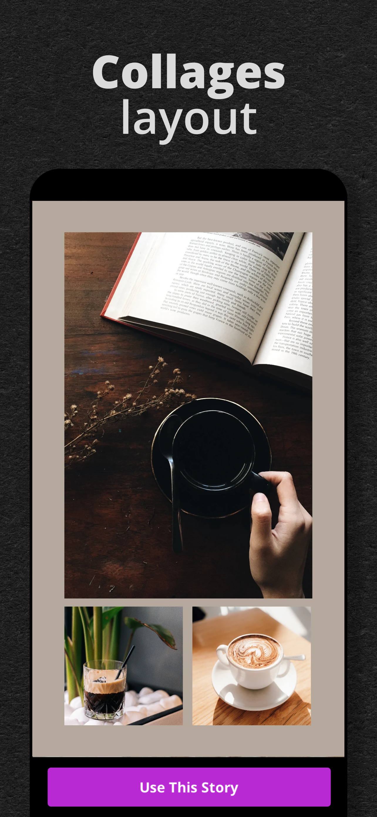 اسکرین شات 5 برنامه Stories by Pixlr: IG Layouts