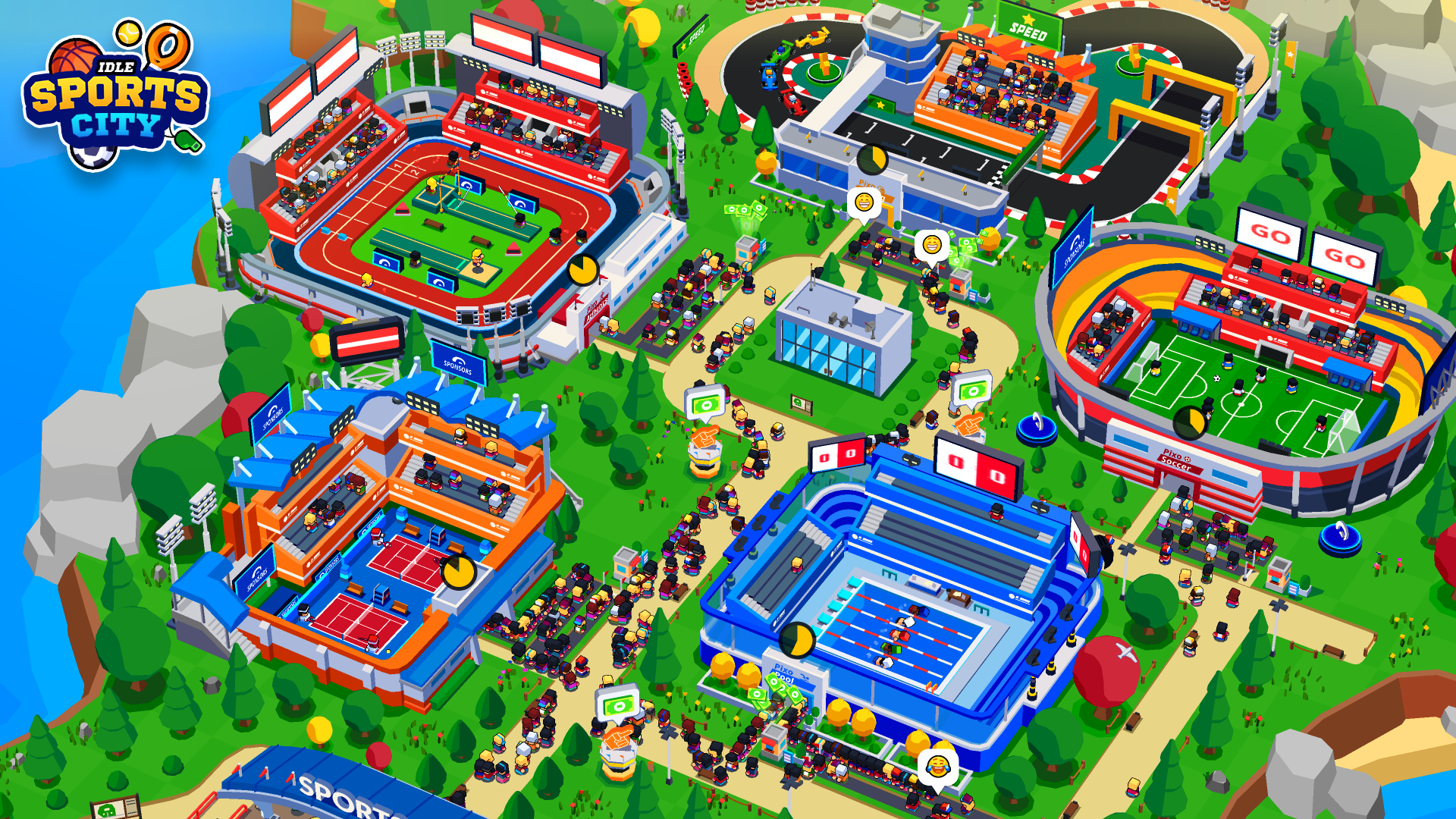 اسکرین شات 6 بازی Sports City Tycoon: Idle Game
