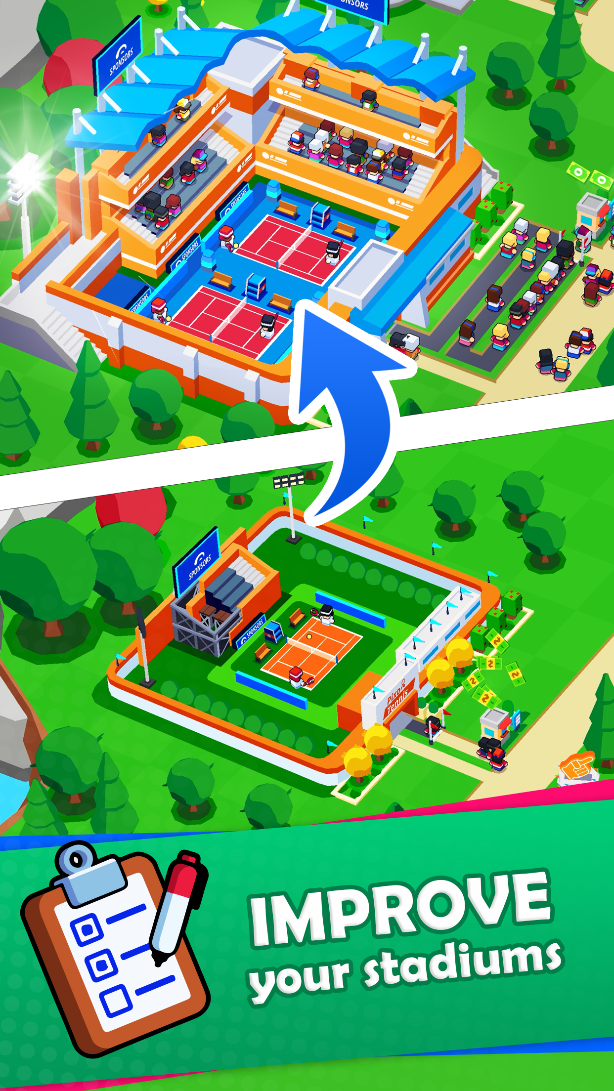 اسکرین شات 3 بازی Sports City Tycoon: Idle Game