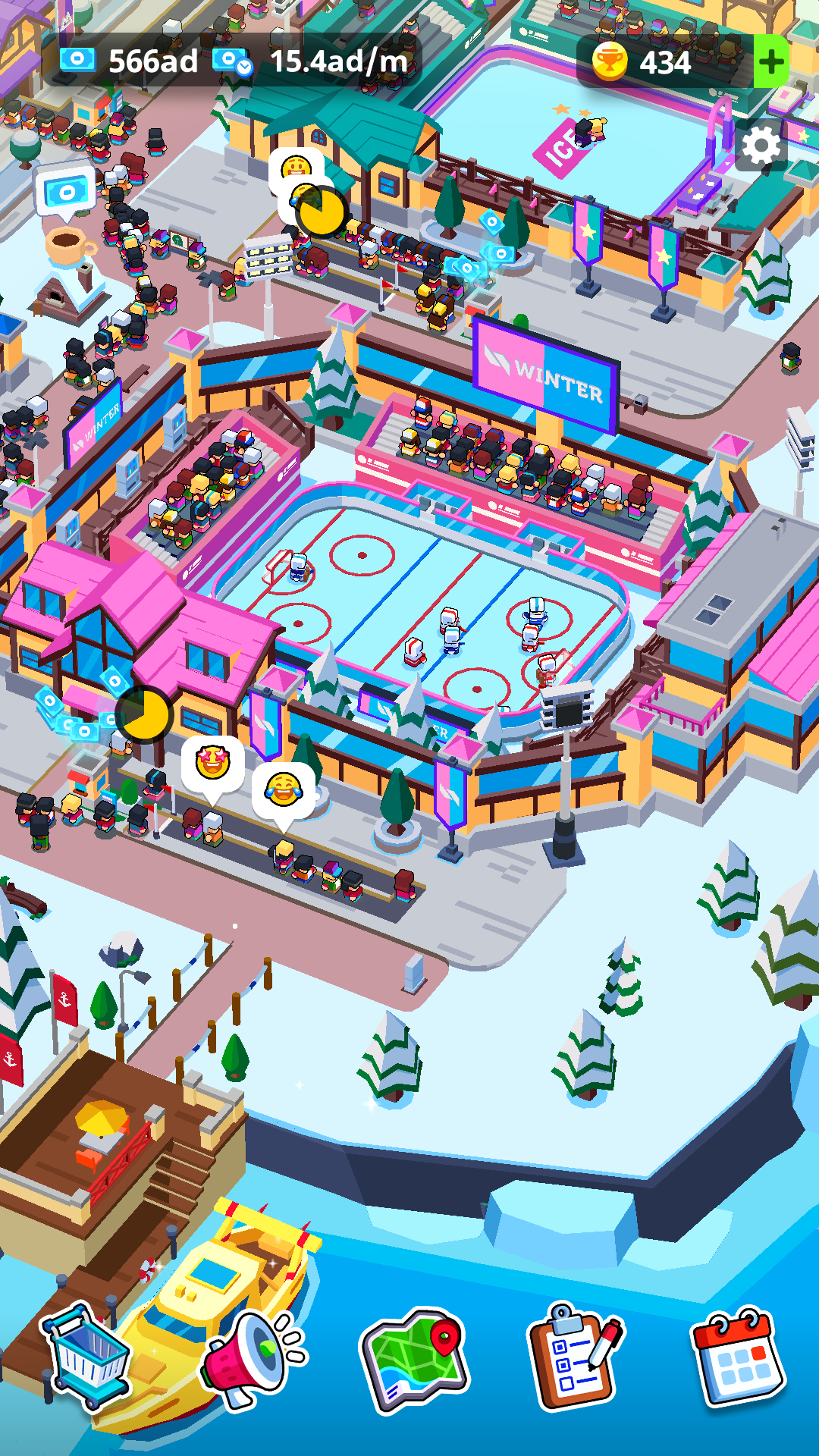 اسکرین شات 5 بازی Sports City Tycoon: Idle Game