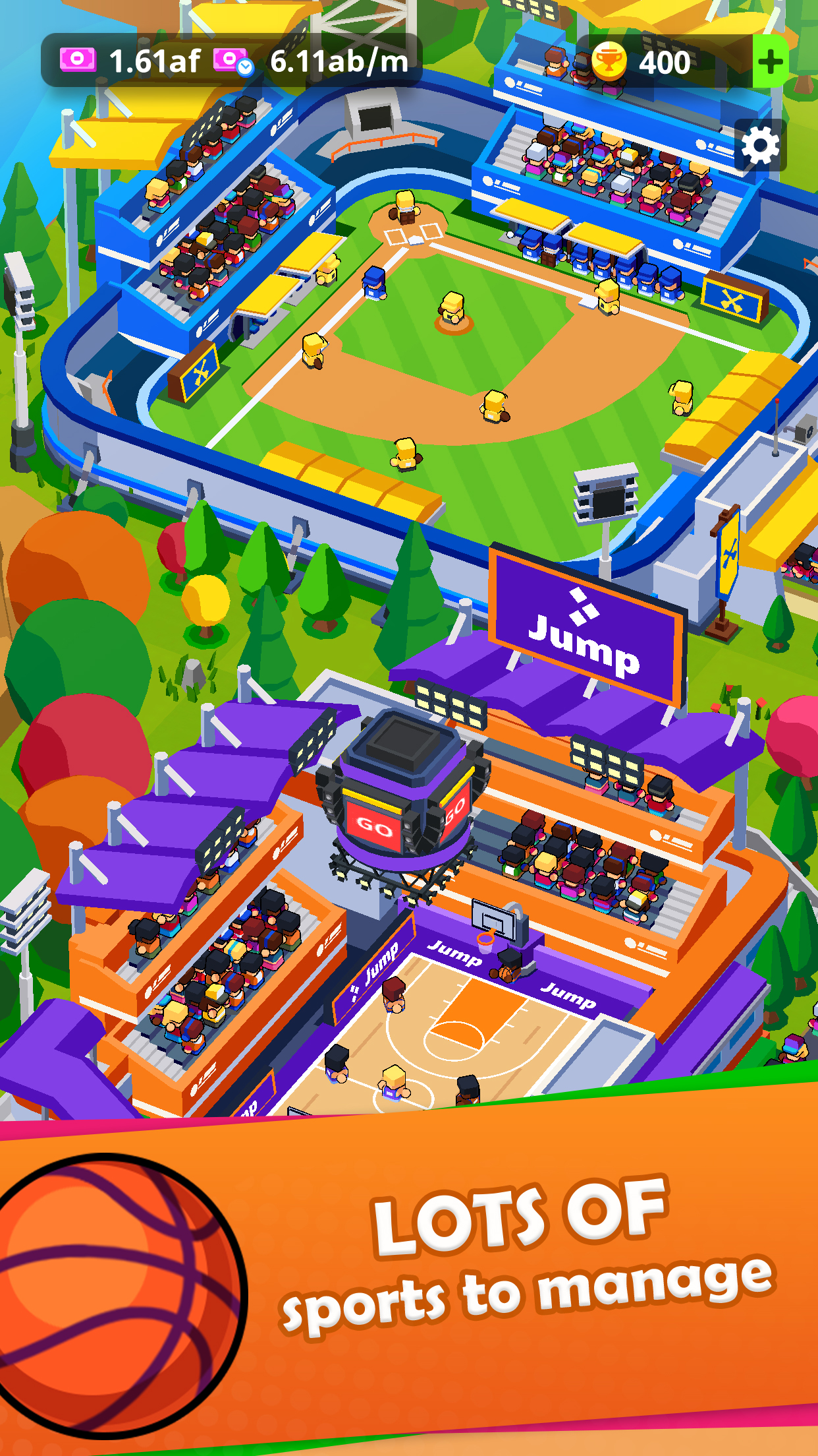 اسکرین شات 2 بازی Sports City Tycoon: Idle Game
