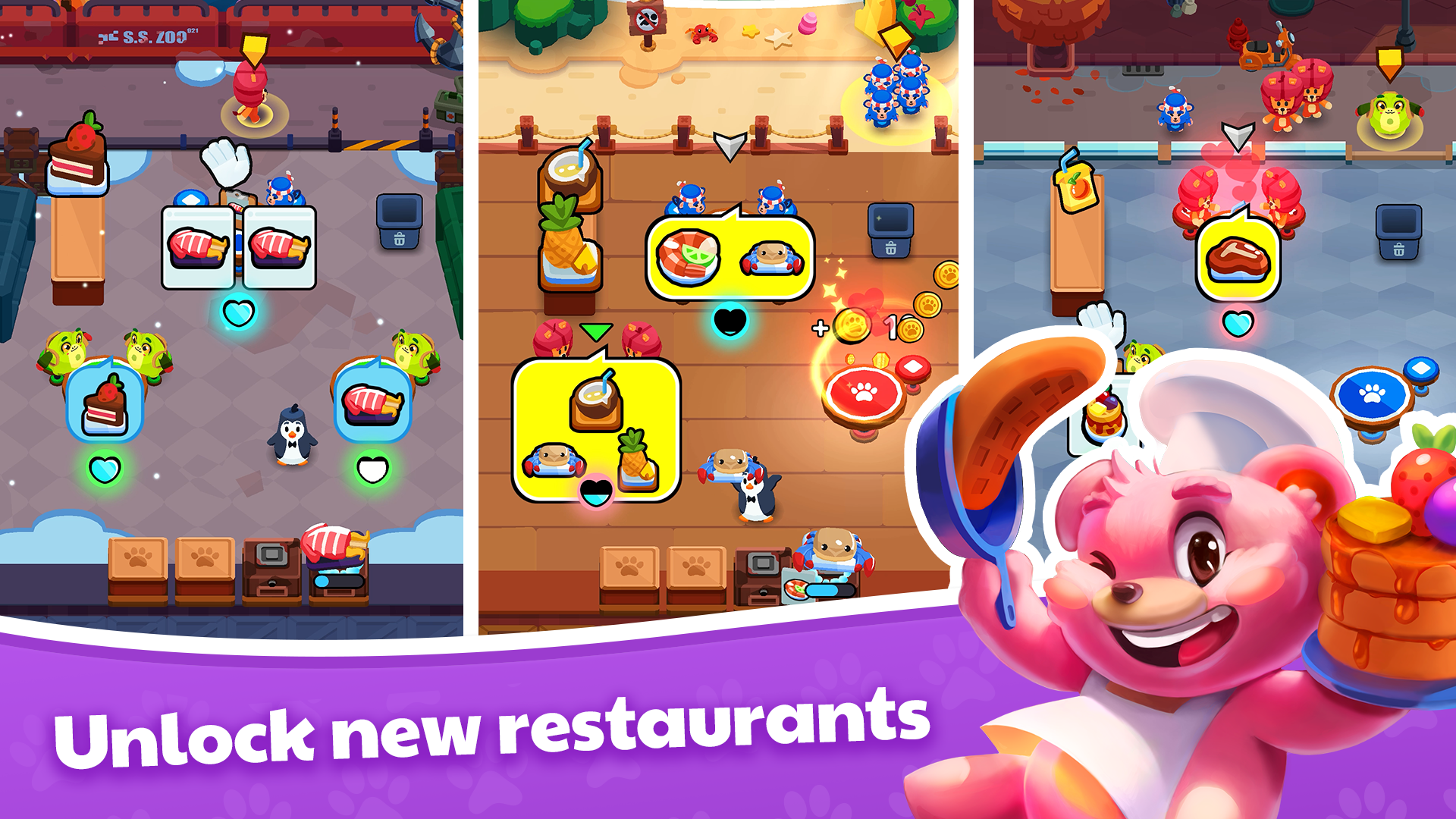 اسکرین شات 7 بازی Zoo Restaurant: Animal Chef
