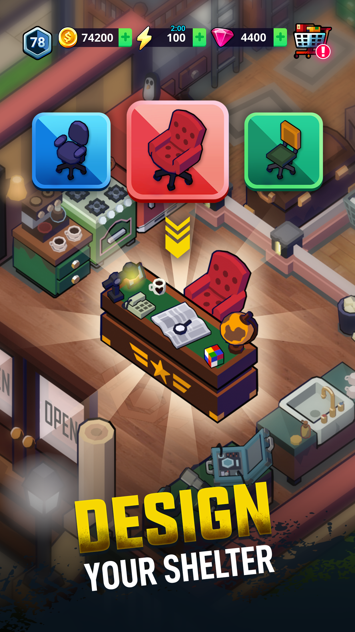 اسکرین شات 1 بازی Merge 2 Survive: Zombie Games