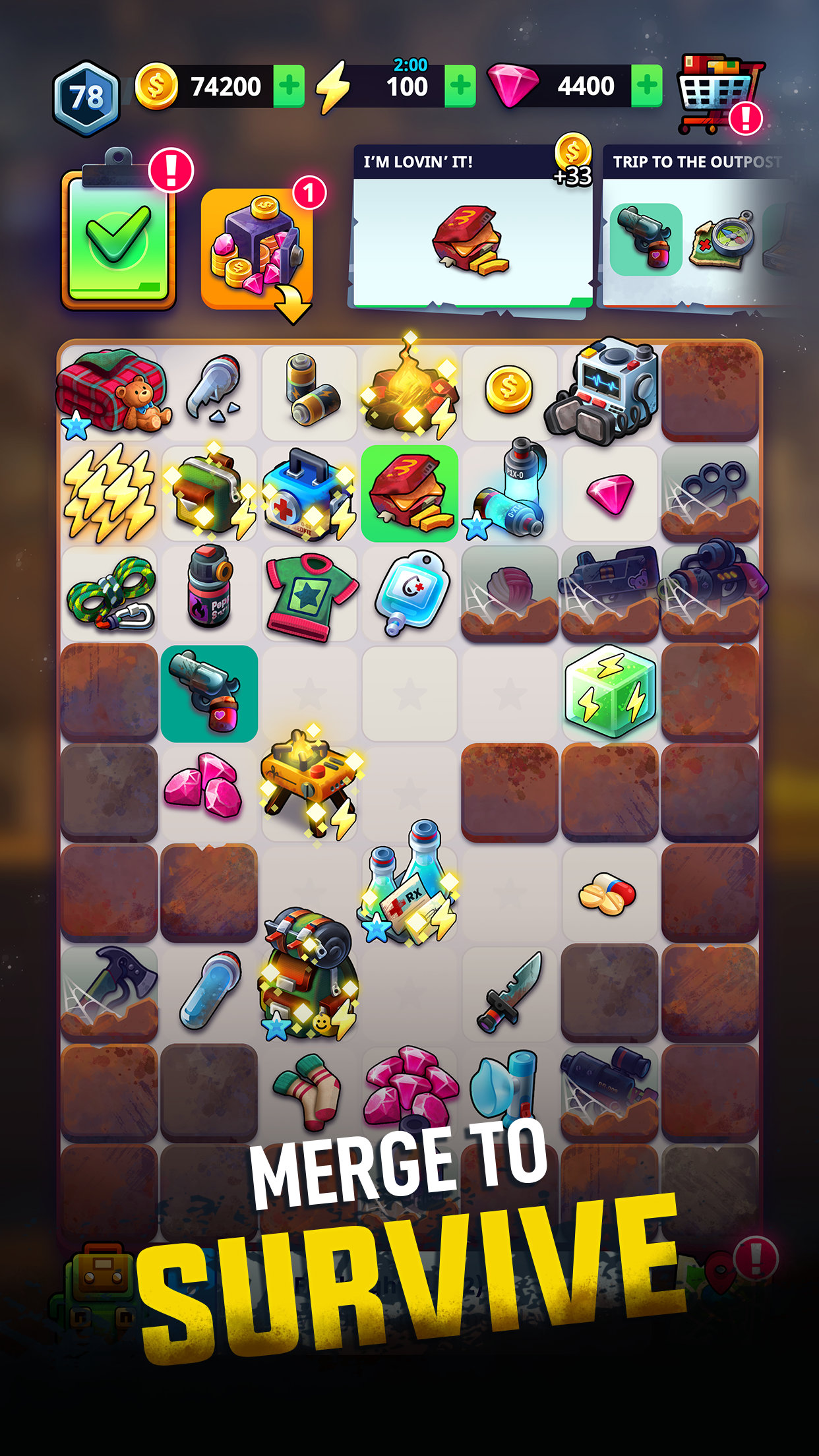 اسکرین شات 5 بازی Merge 2 Survive: Zombie Games